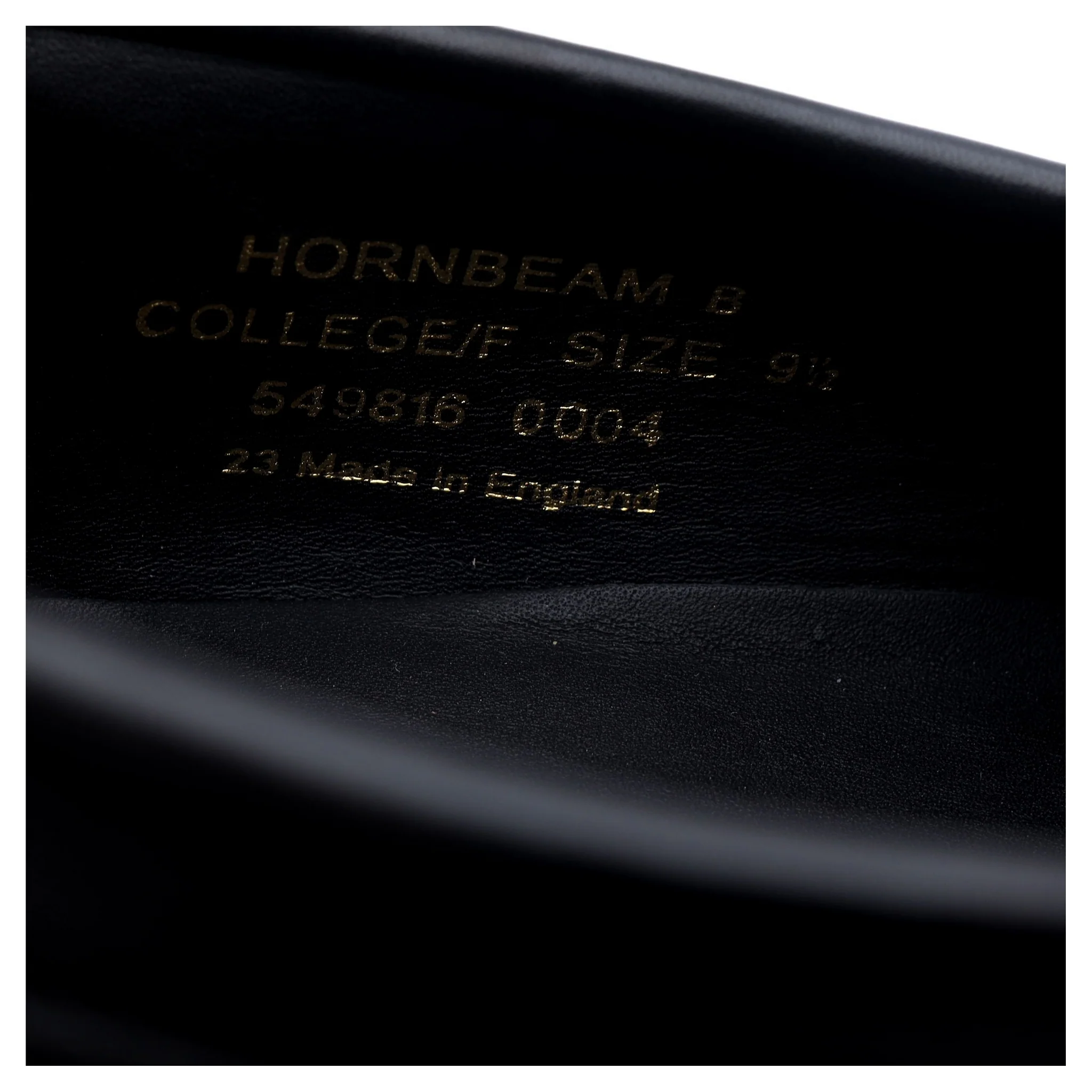 1880 'Hornbeam' Black Leather Loafers UK 9.5 F - Image 13