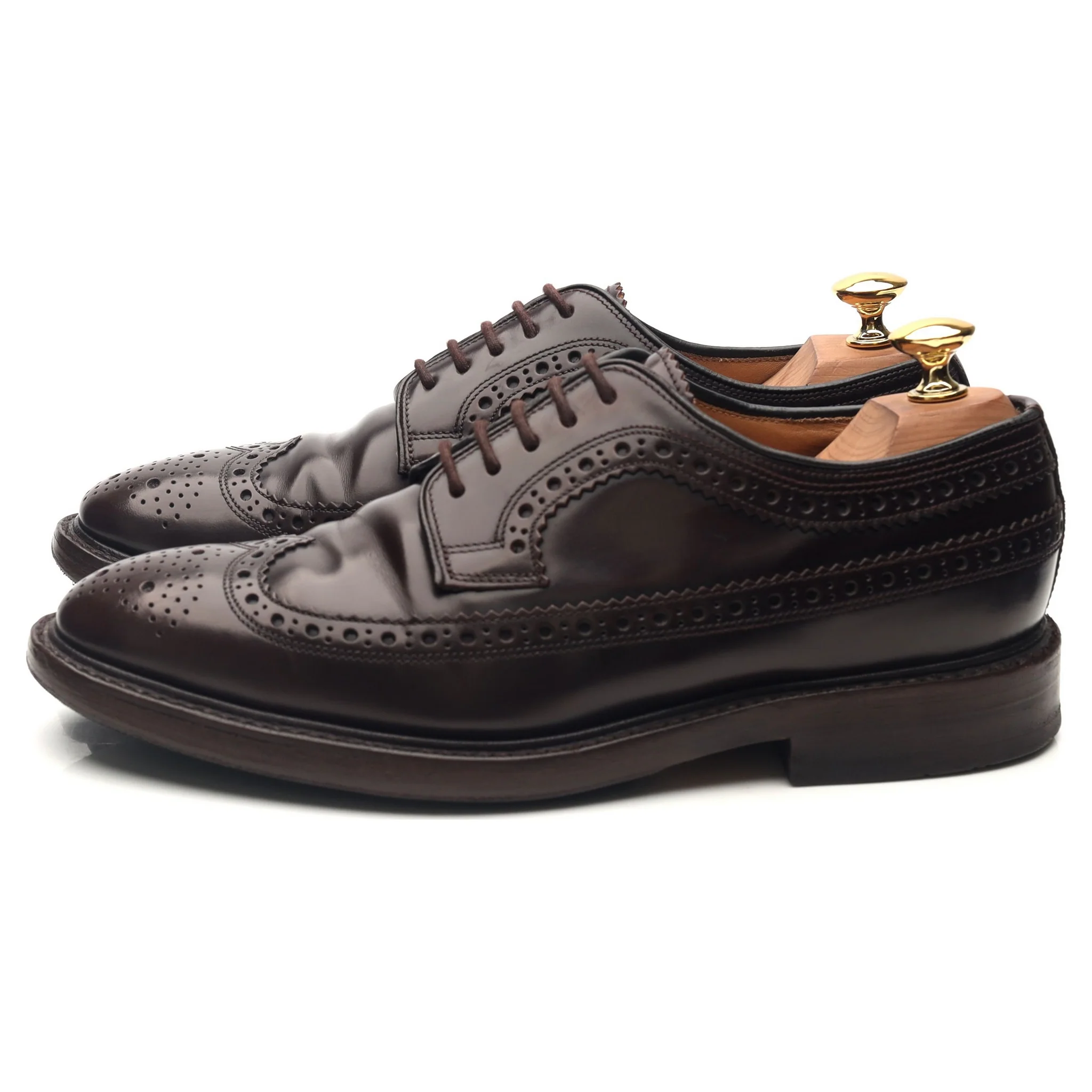 'Royal Brogue' Burgundy Leather Derby Brogues UK 6.5 F - Image 2
