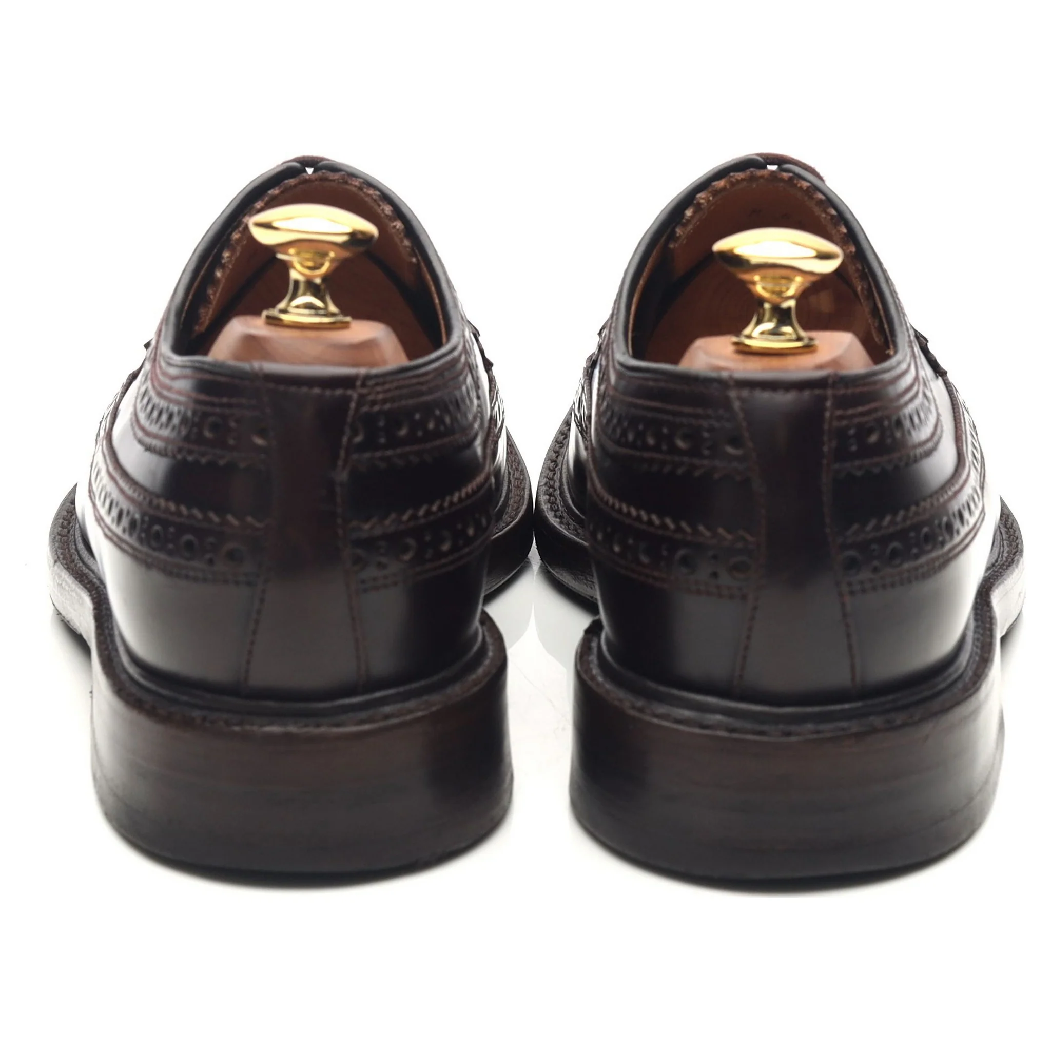 'Royal Brogue' Burgundy Leather Derby Brogues UK 6.5 F - Image 4