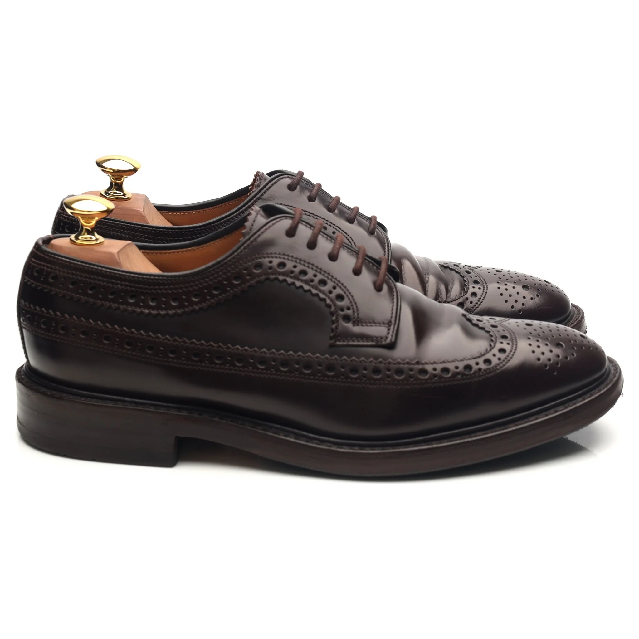 'Royal Brogue' Burgundy Leather Derby Brogues UK 6.5 F - Image 6
