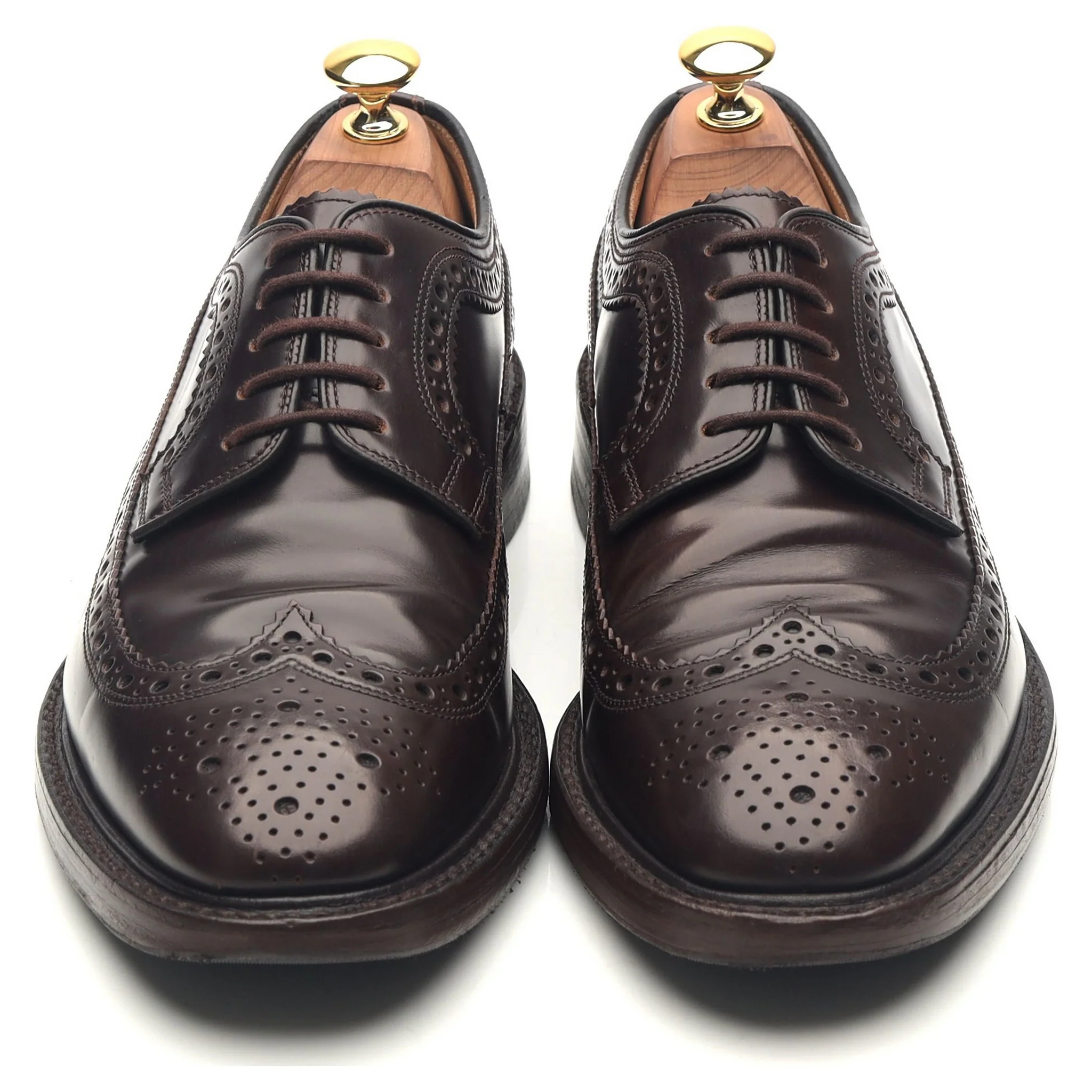 'Royal Brogue' Burgundy Leather Derby Brogues UK 6.5 F - Image 9