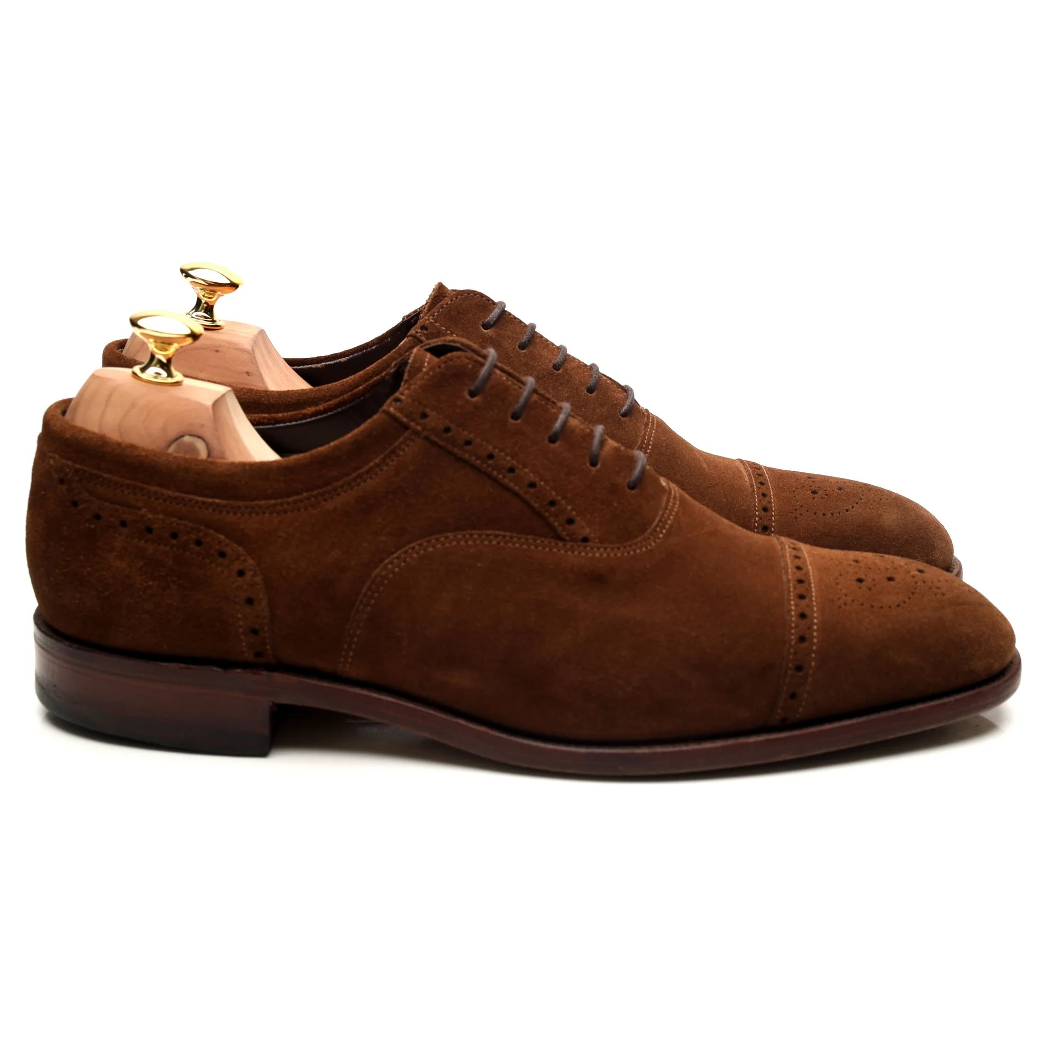 'Higham' Snuff Brown Suede Oxford Brogues UK 11 F - Image 6