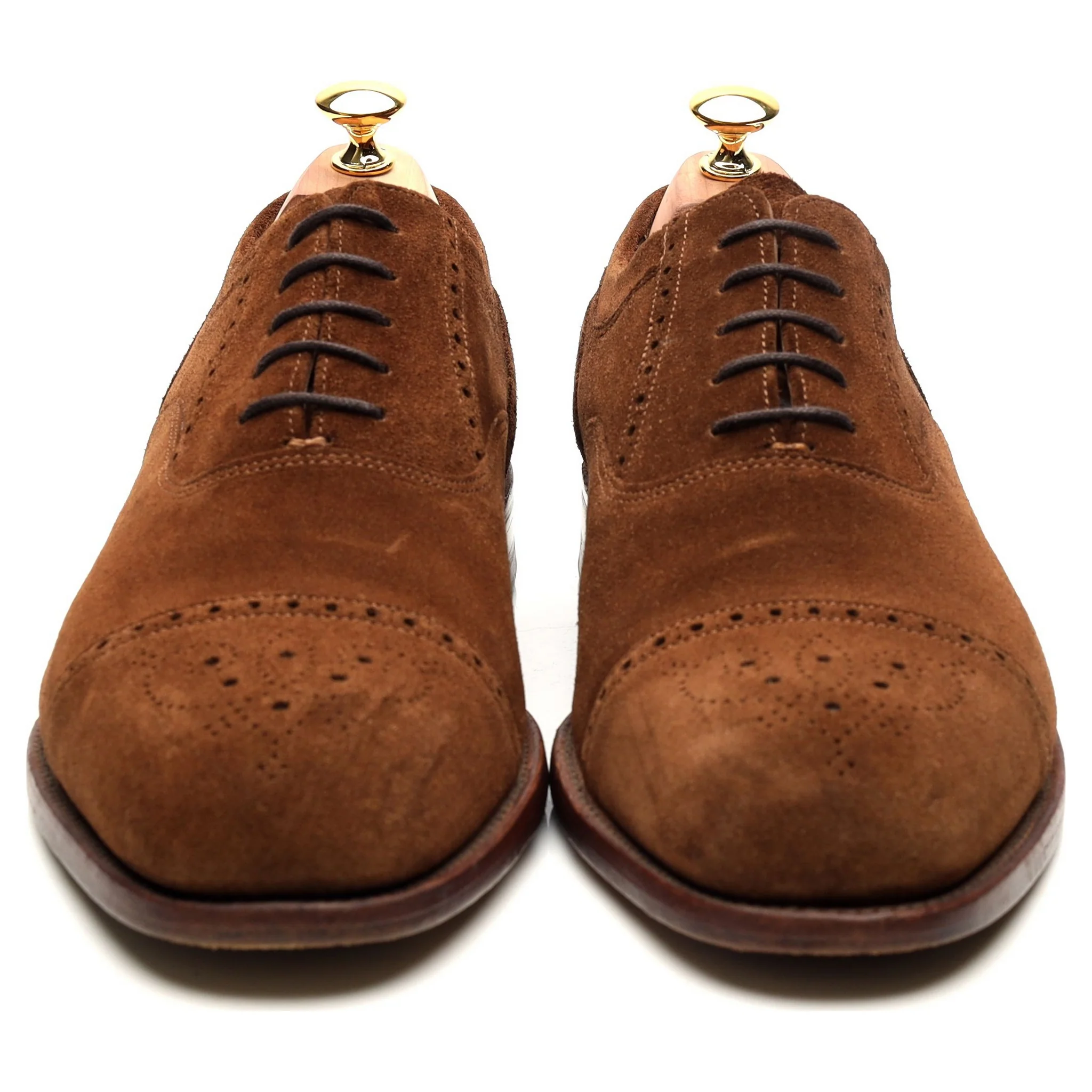 'Higham' Snuff Brown Suede Oxford Brogues UK 11 F - Image 8