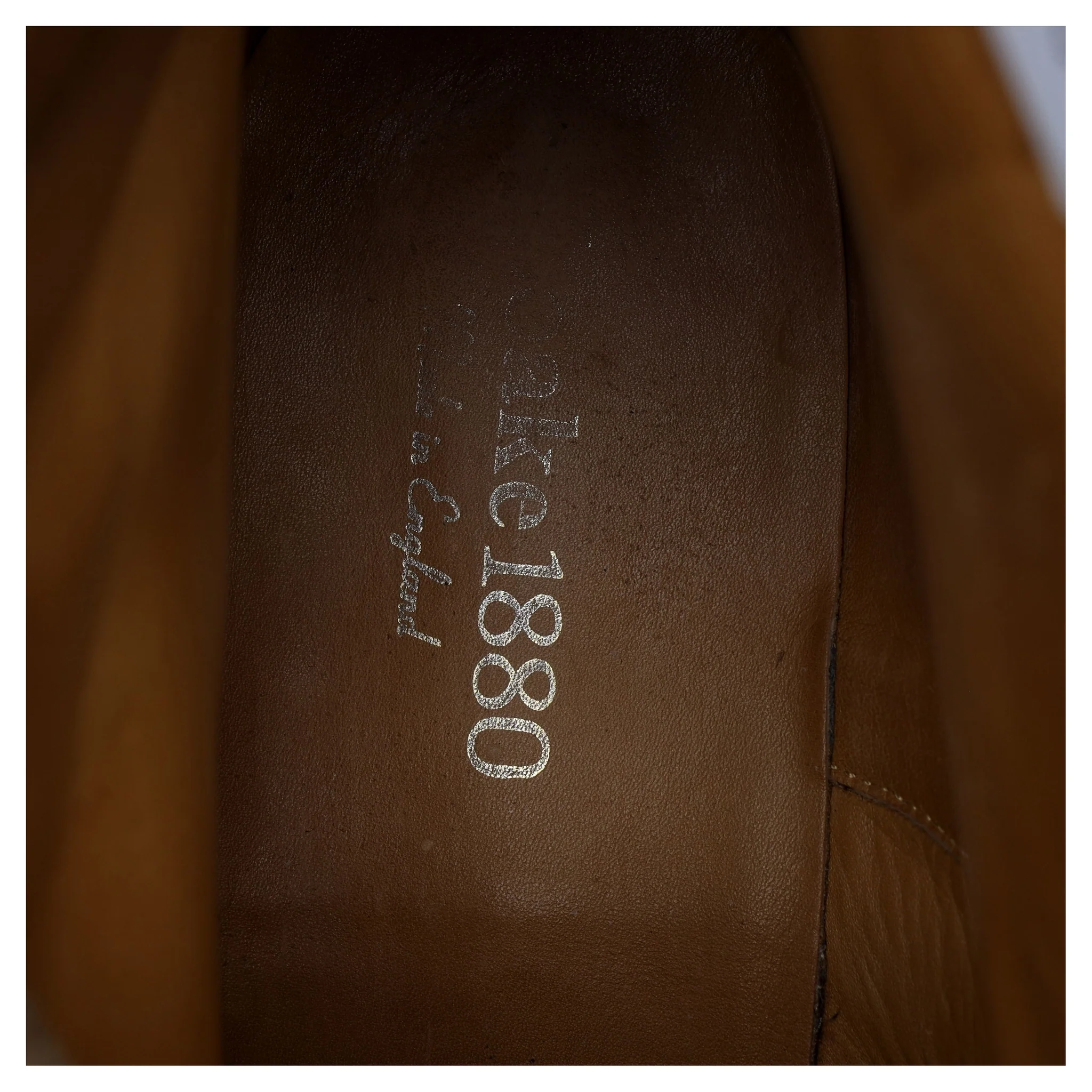 1880 'Wharfdale' Sand Brown Suede Brogue Boots UK 9 G - Image 12