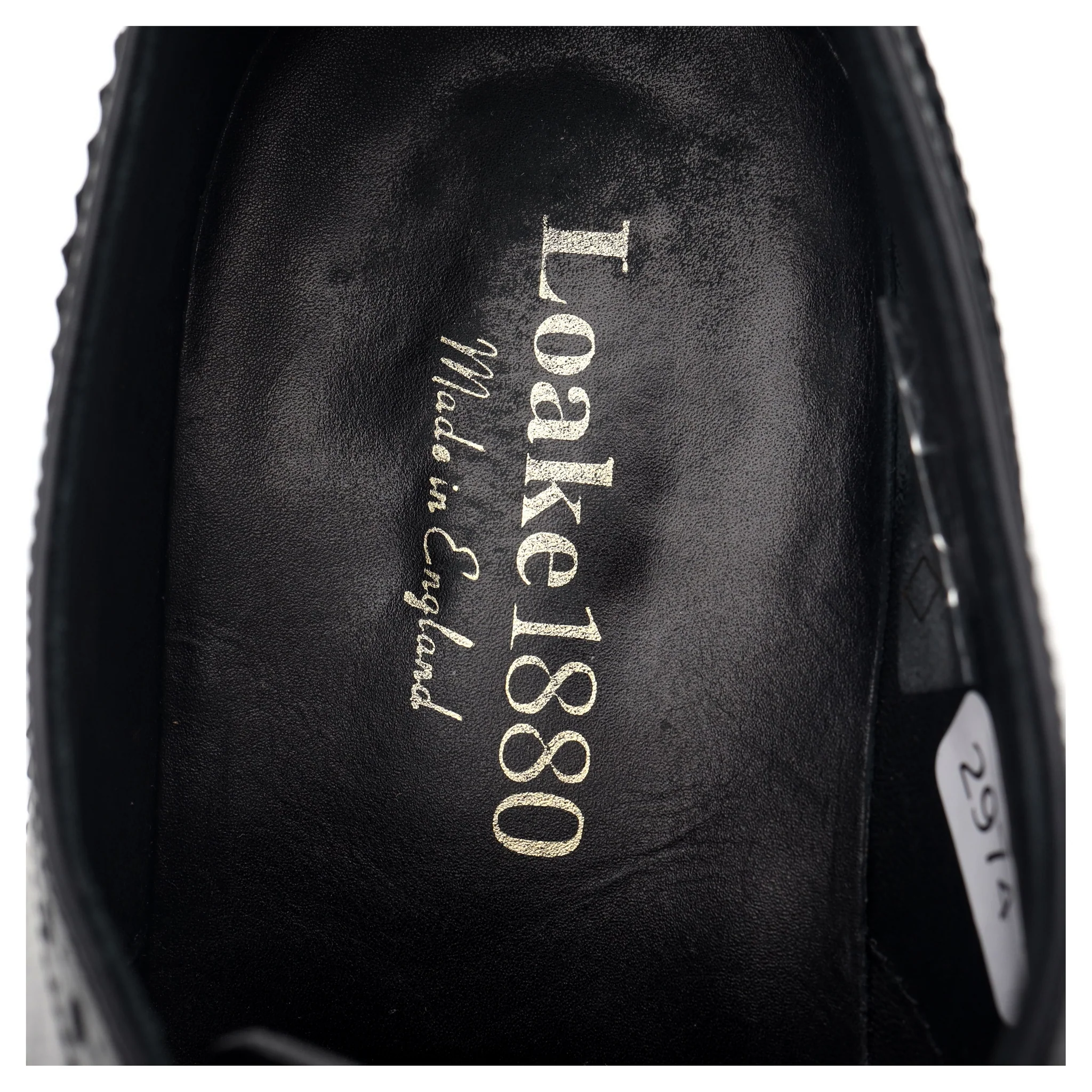 1880 'Worton' Black Leather Derby Brogues UK 7.5 G - Image 12