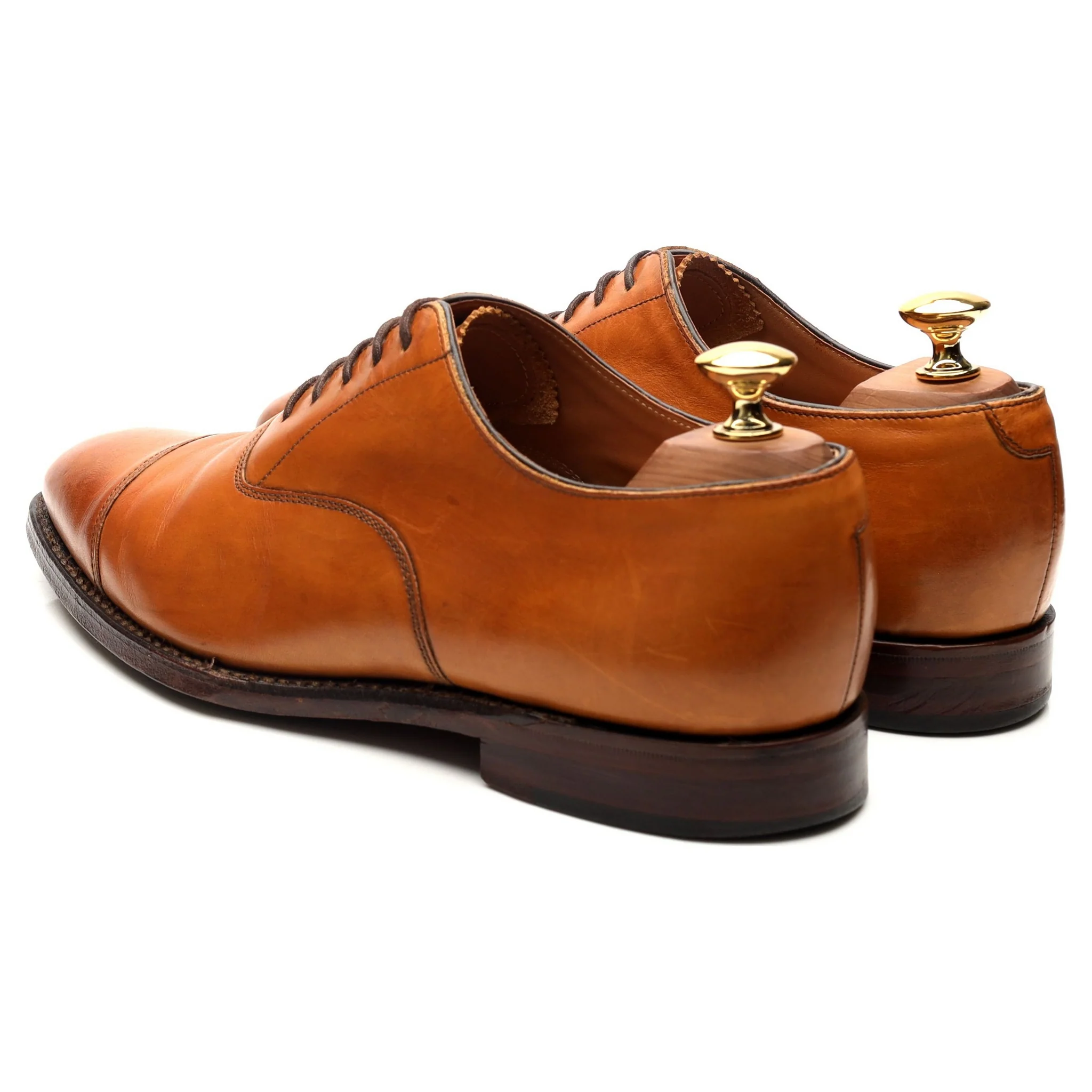 1880 'Aldwych' Tan Brown Leather Oxford UK 6.5 F - Image 3