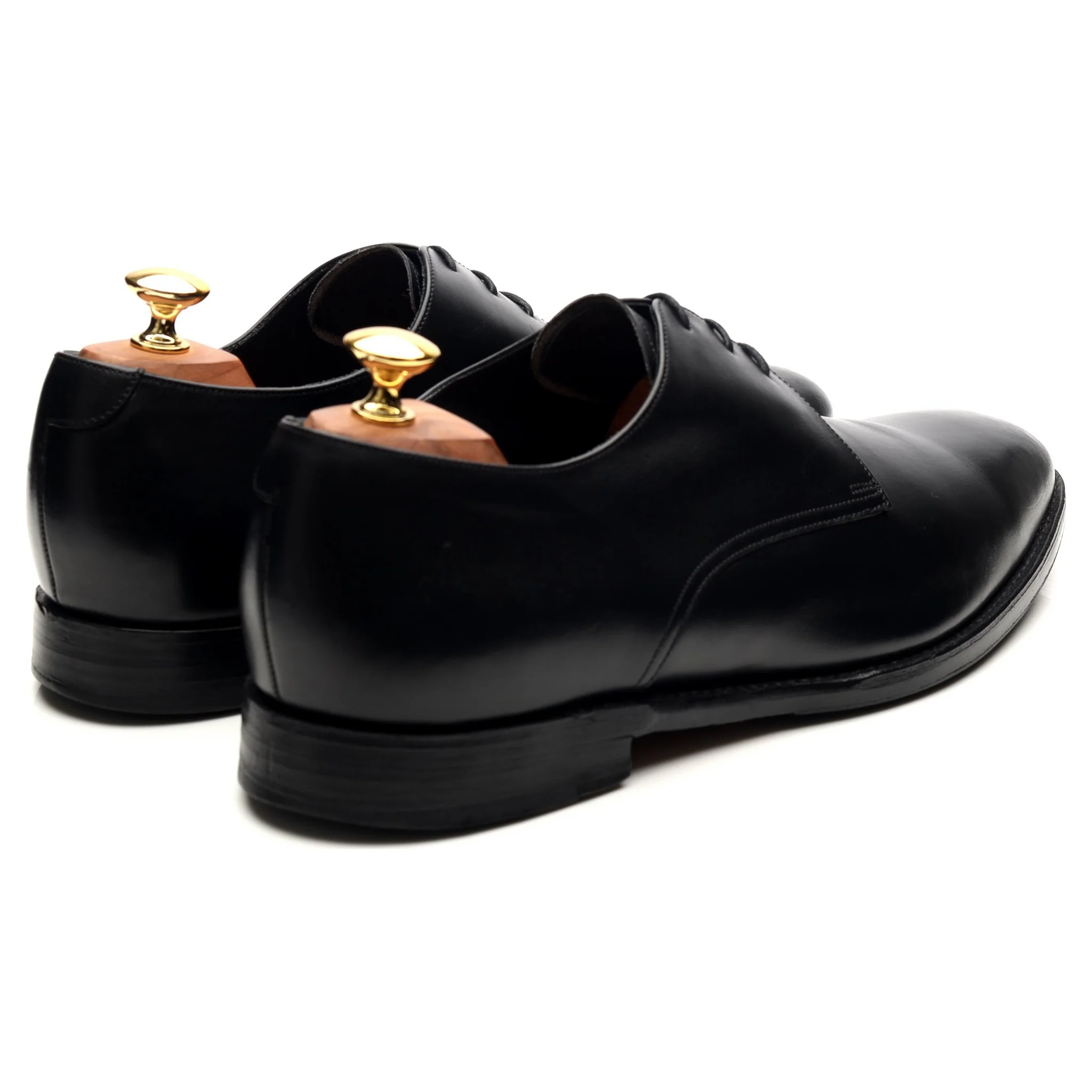 1880 'Downing' Black Leather Derby UK 10 F - Image 5