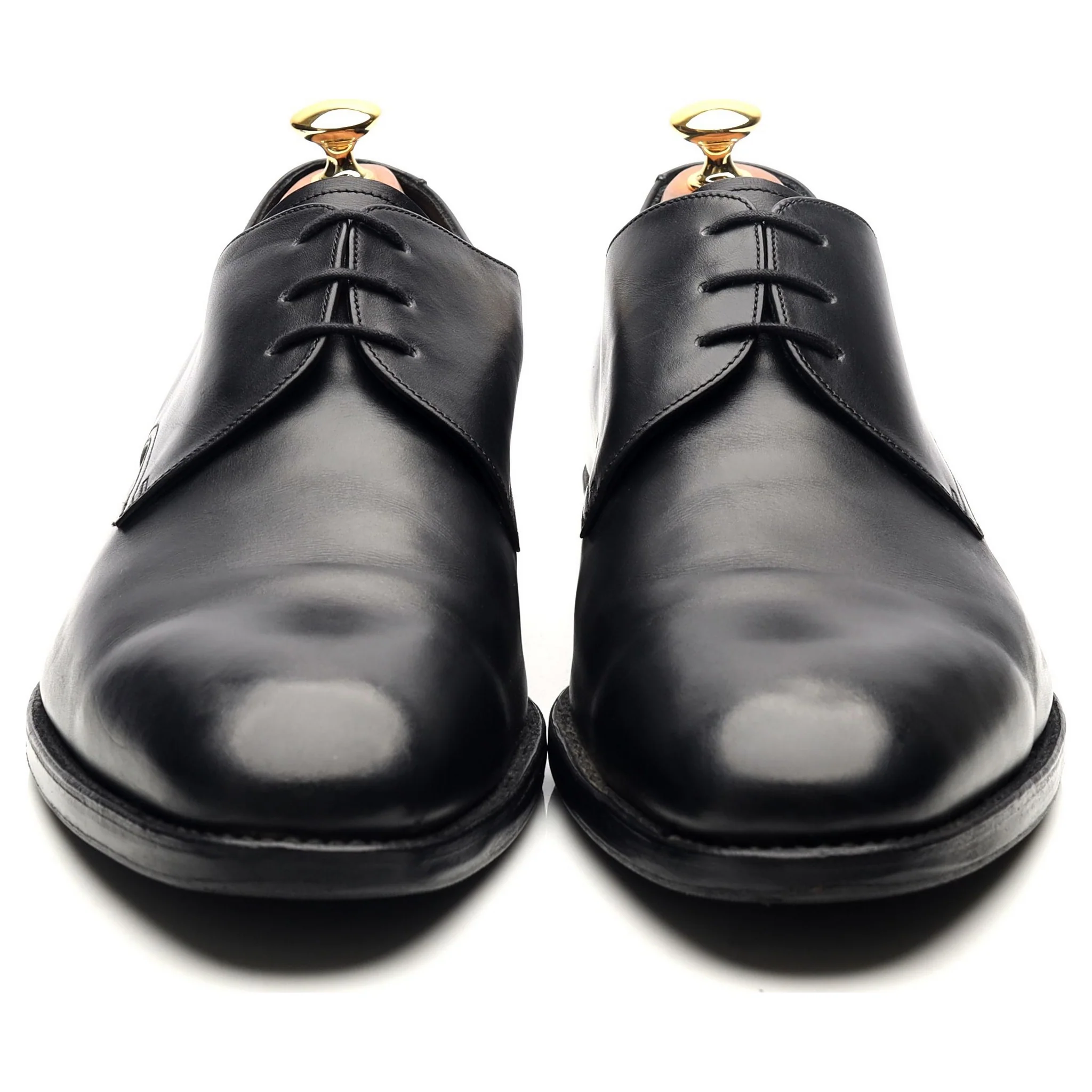 1880 'Downing' Black Leather Derby UK 10 F - Image 8