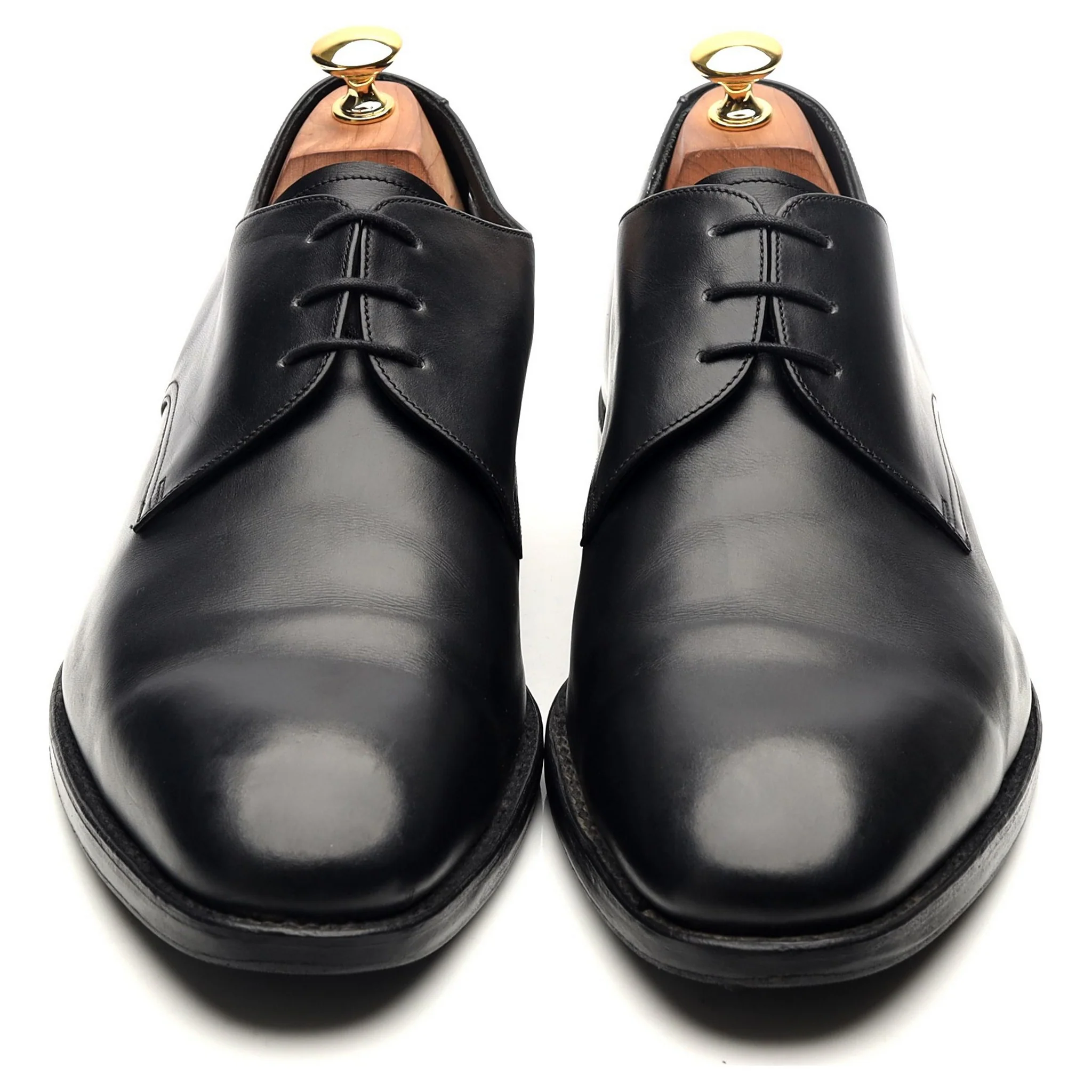1880 'Downing' Black Leather Derby UK 10 F - Image 9