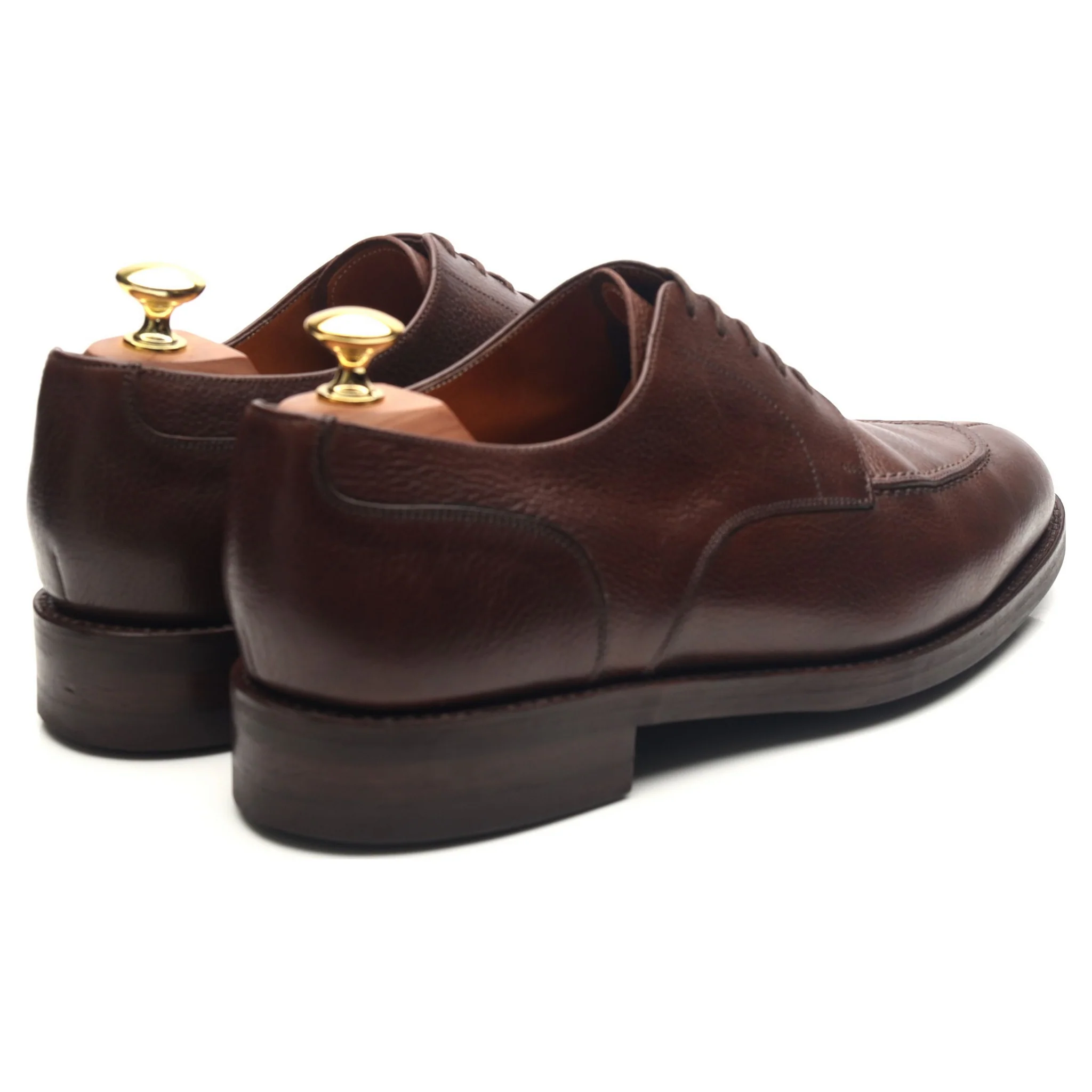 'Denham' Dark Brown Leather Split Toe Derby UK 8 - Image 5