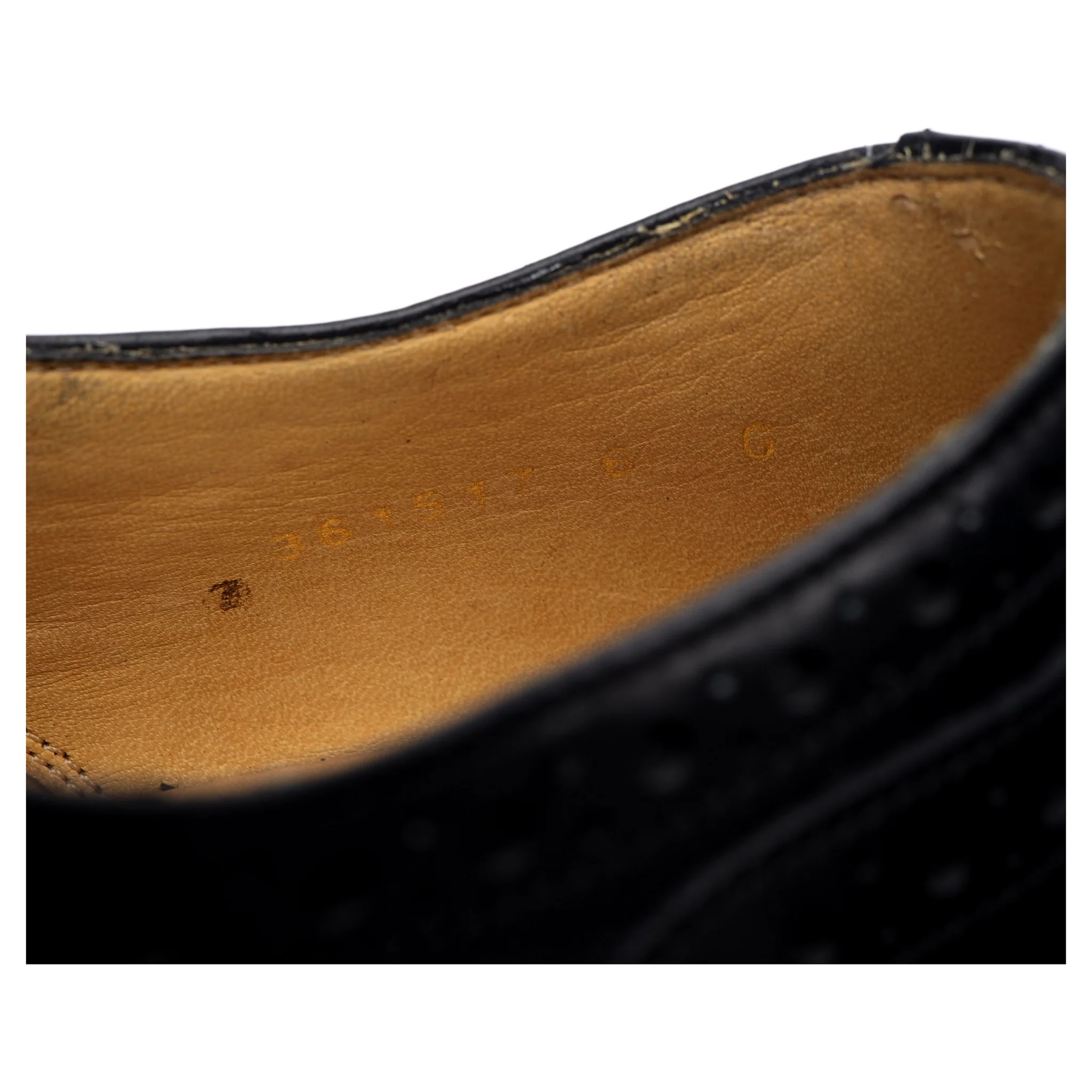 'Longworth' Black Leather Derby Brogues UK 6 G - Image 13