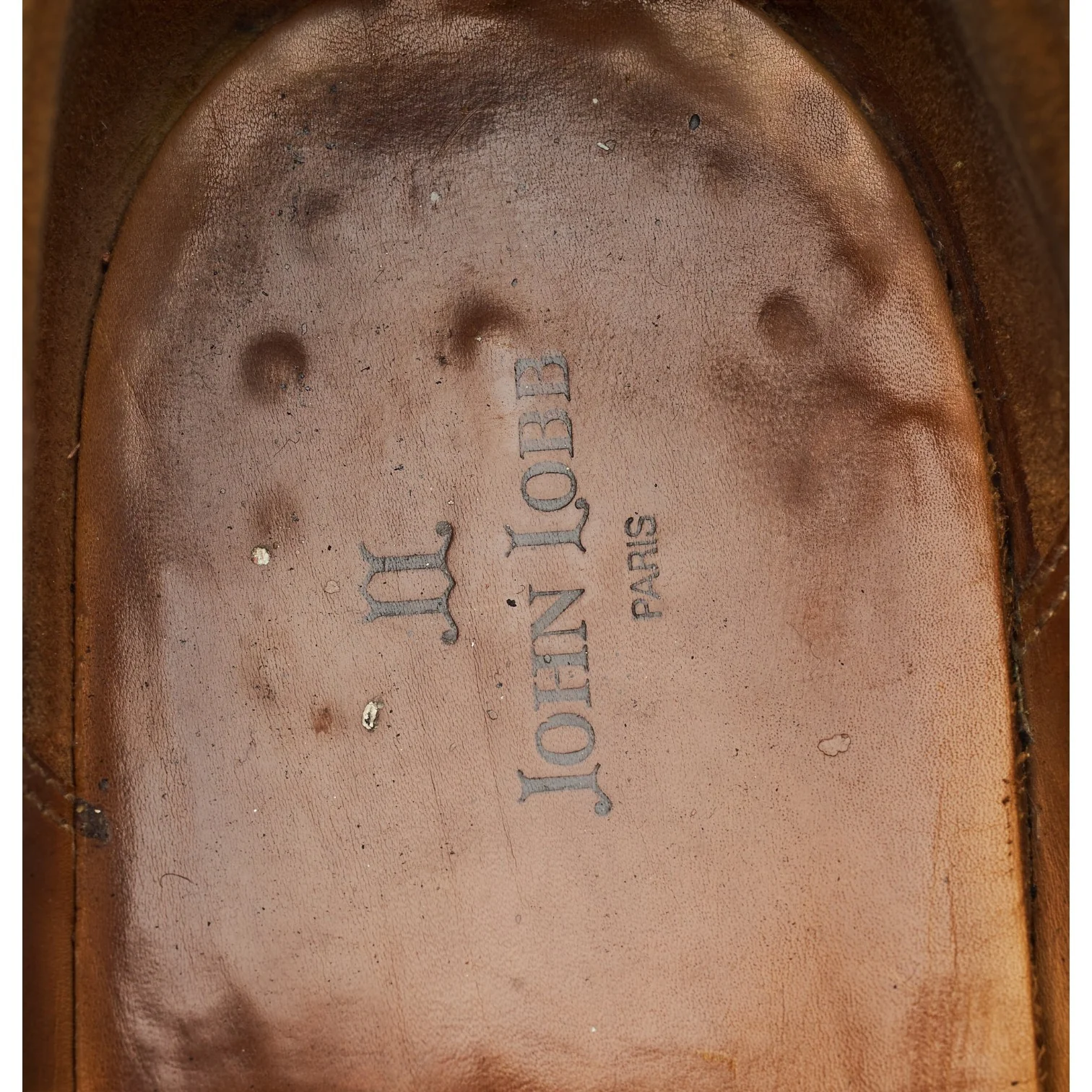 'Lopez' Dark Brown Leather Loafers UK 10 E - Image 6