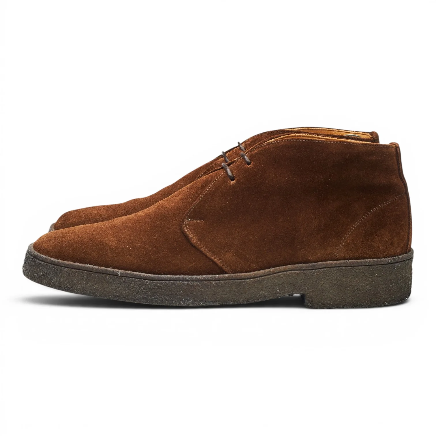 'Luther' Snuff Brown Suede Chukka Boots UK 10 F - Image 3