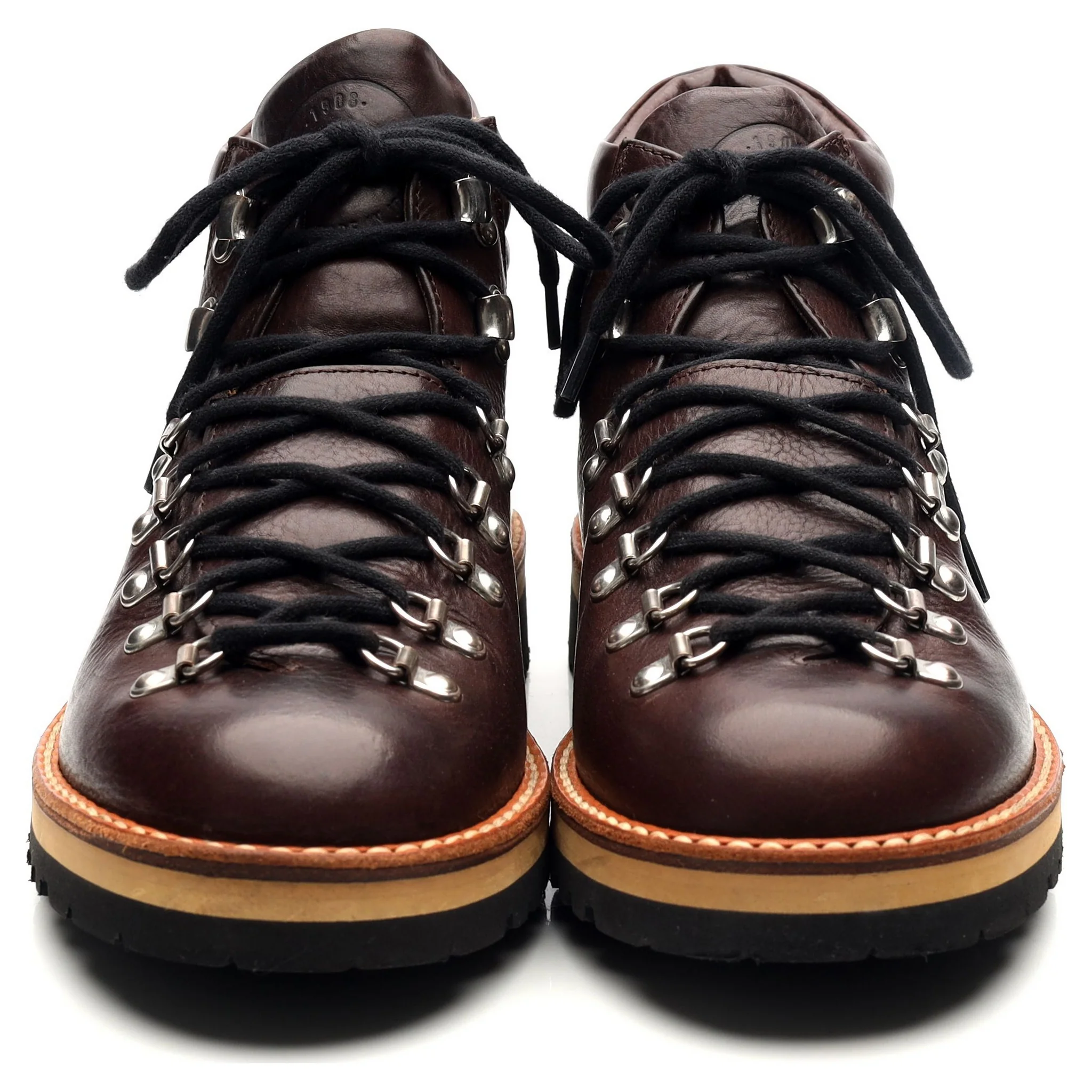 'M120' Dark Brown Leather Hiker Boots UK 7 EU 41 - Image 8