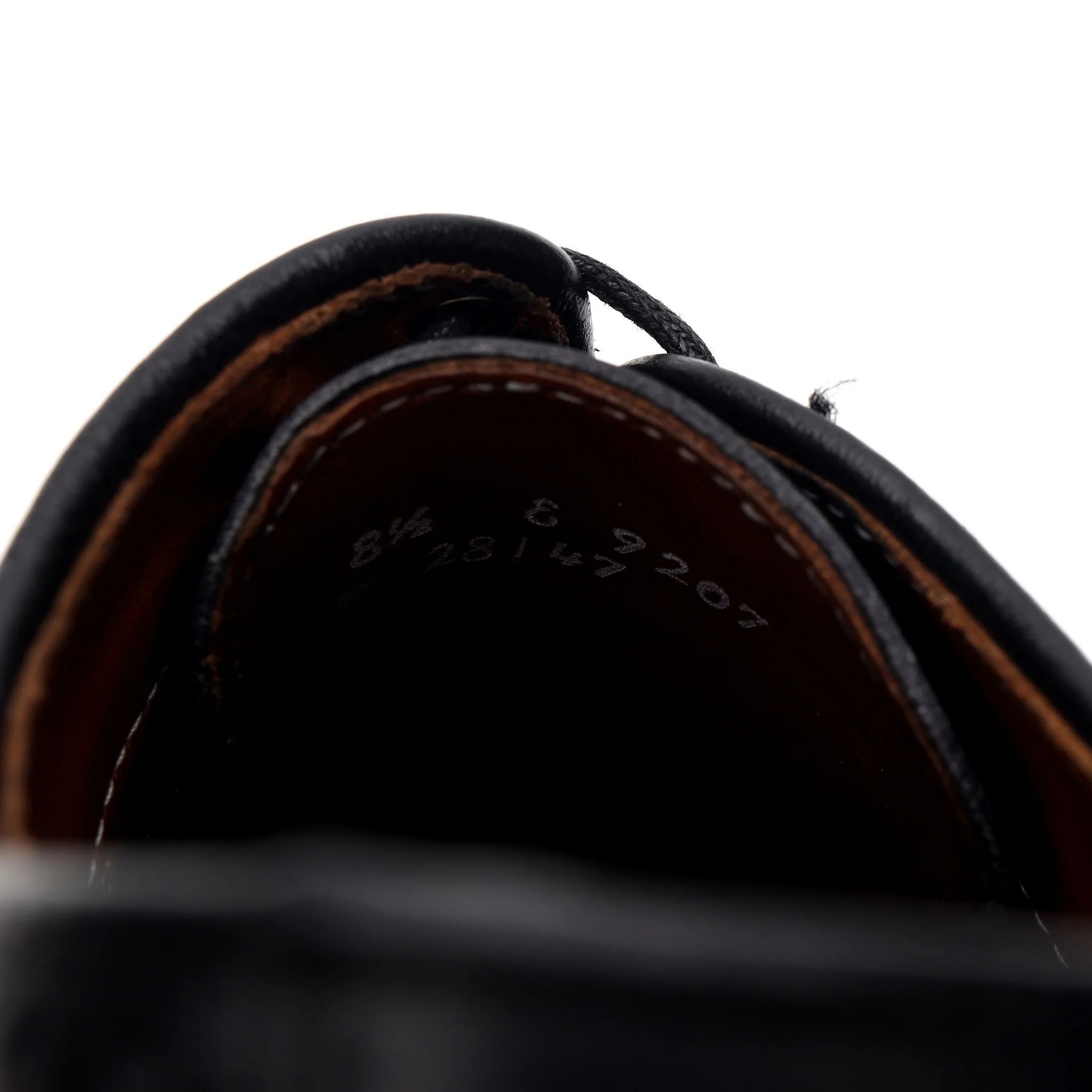 'MacNeil' Black Leather Derby Brogues UK 7.5 US 8.5 E - Image 7