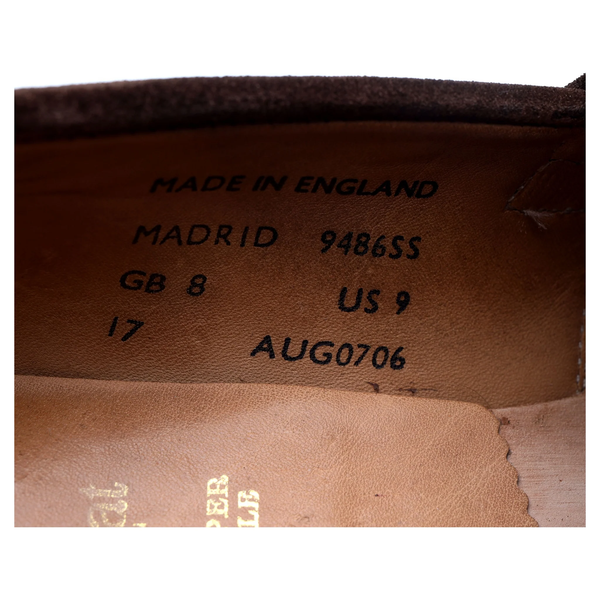 'Madrid' Dark Brown Suede Loafers UK 8 F - Image 13