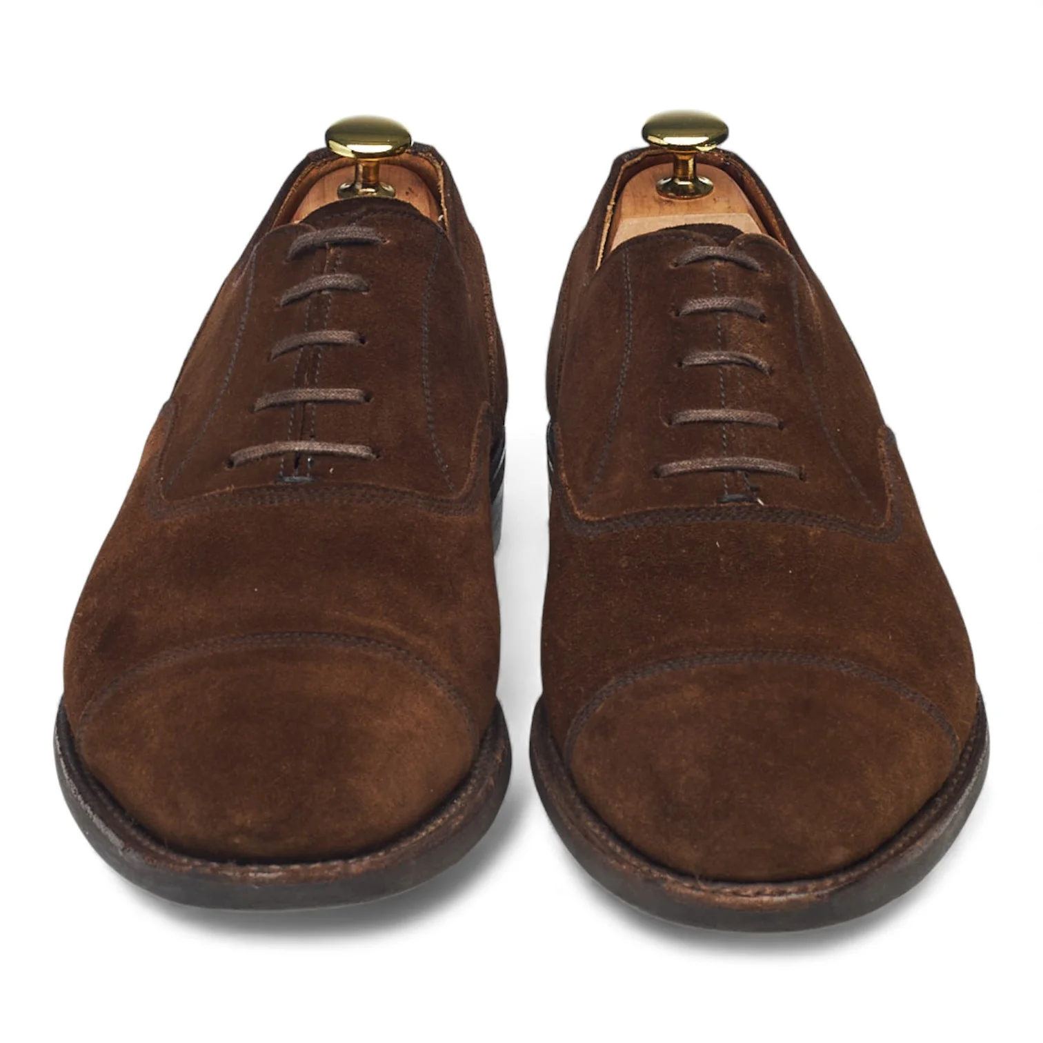 'Magnolia' Brown Suede Oxford UK 8 E - Image 2