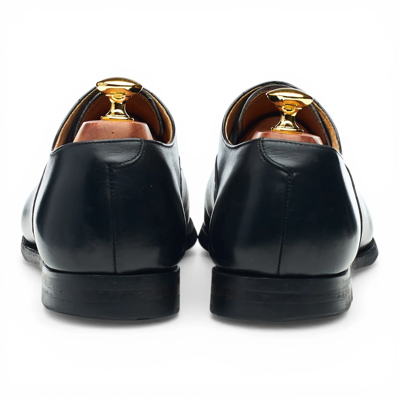 'Malton' Black Leather Oxford Brogues UK 9 E - Image 4