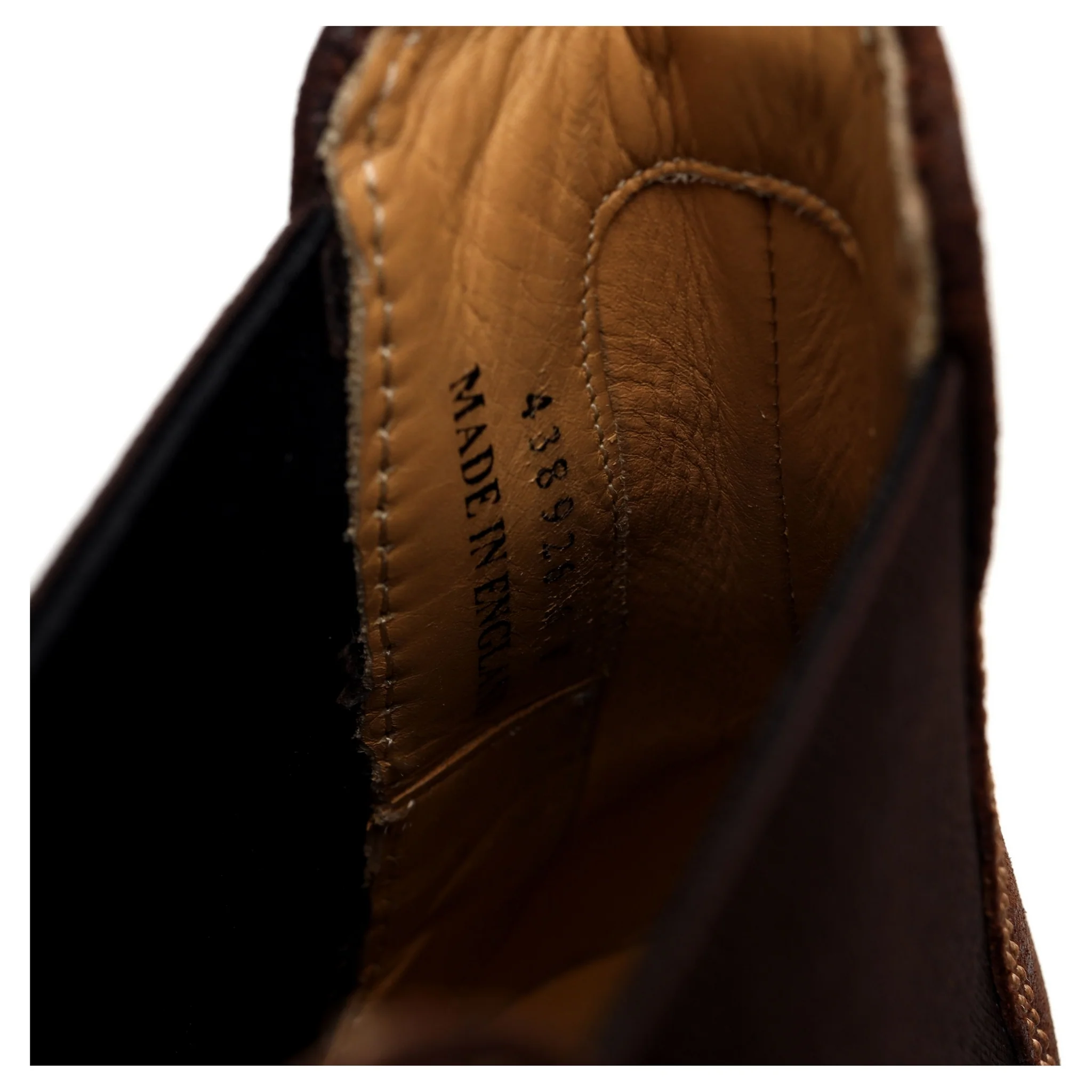 'Mansfield' Brown Waxy Suede Chelsea Boots UK 6 F - Image 7