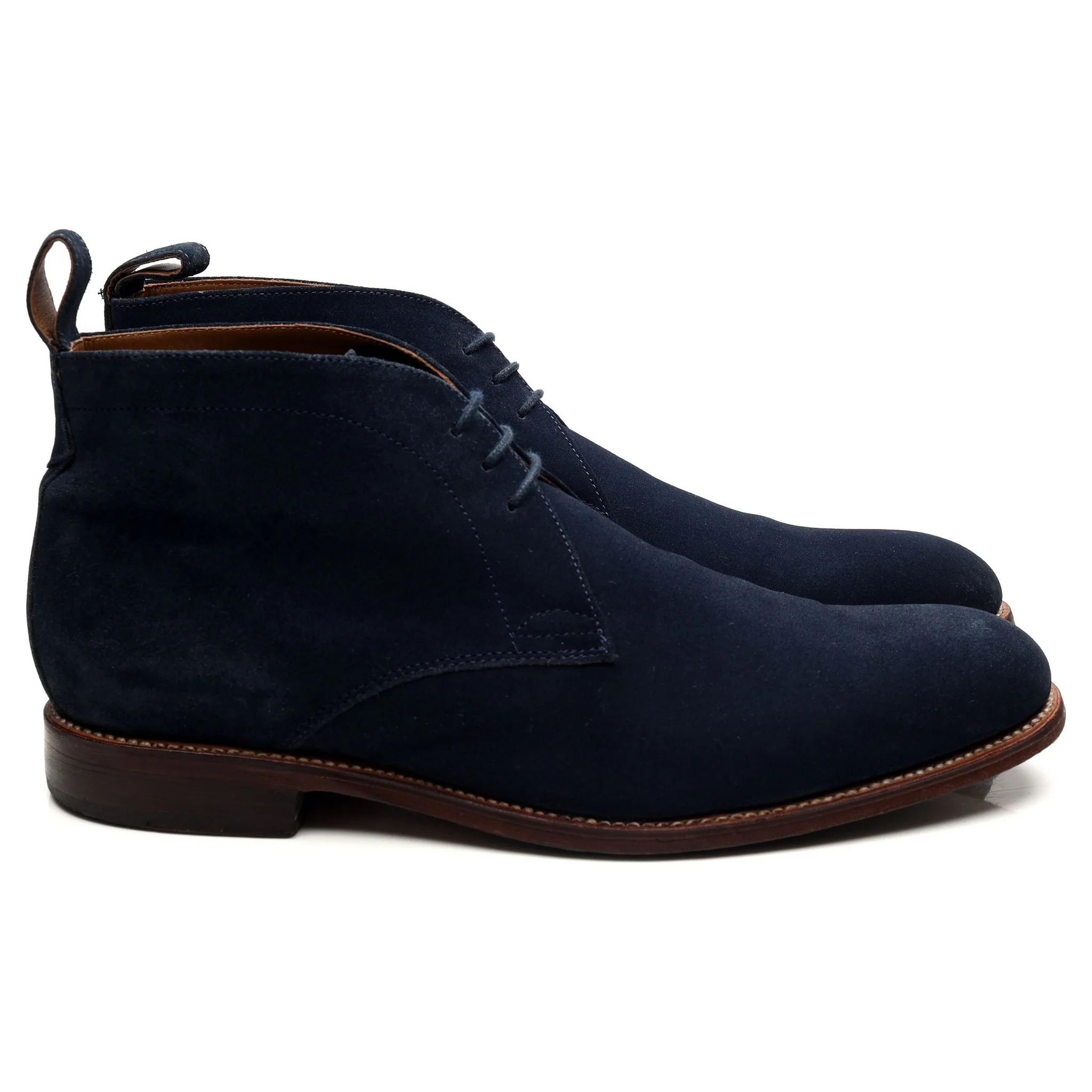 'Marcus' Navy Blue Suede Chukka Boots UK 9 F - Image 6