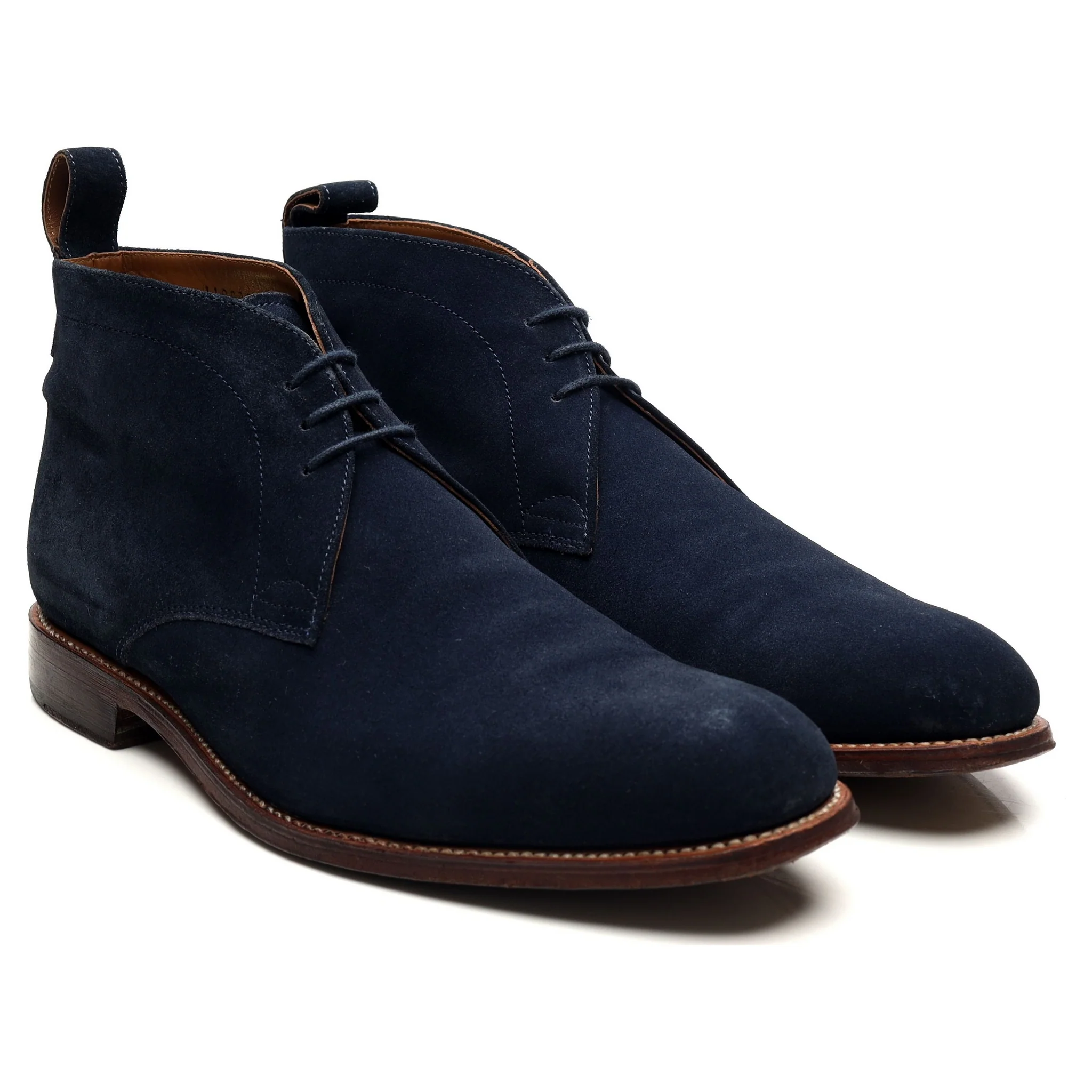 'Marcus' Navy Blue Suede Chukka Boots UK 9 F - Image 7