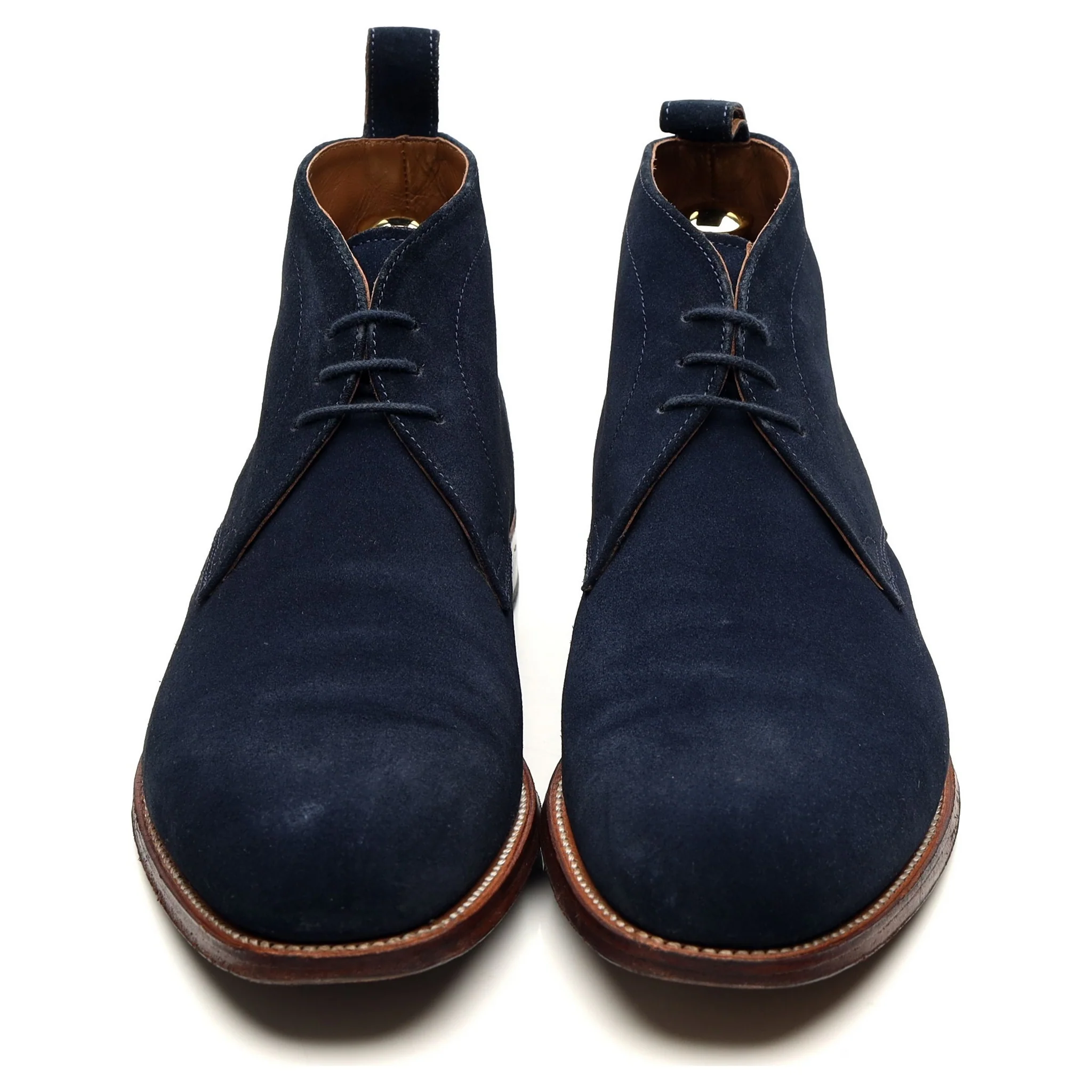 'Marcus' Navy Blue Suede Chukka Boots UK 9 F - Image 9