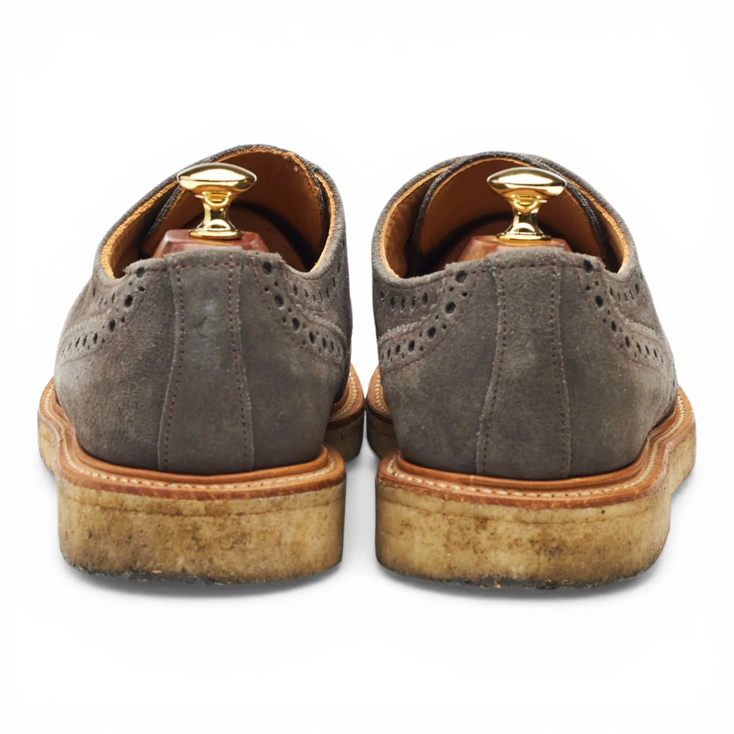 Mark McNairy '9314' Grey Suede Derby Brogues UK 9 - Image 4