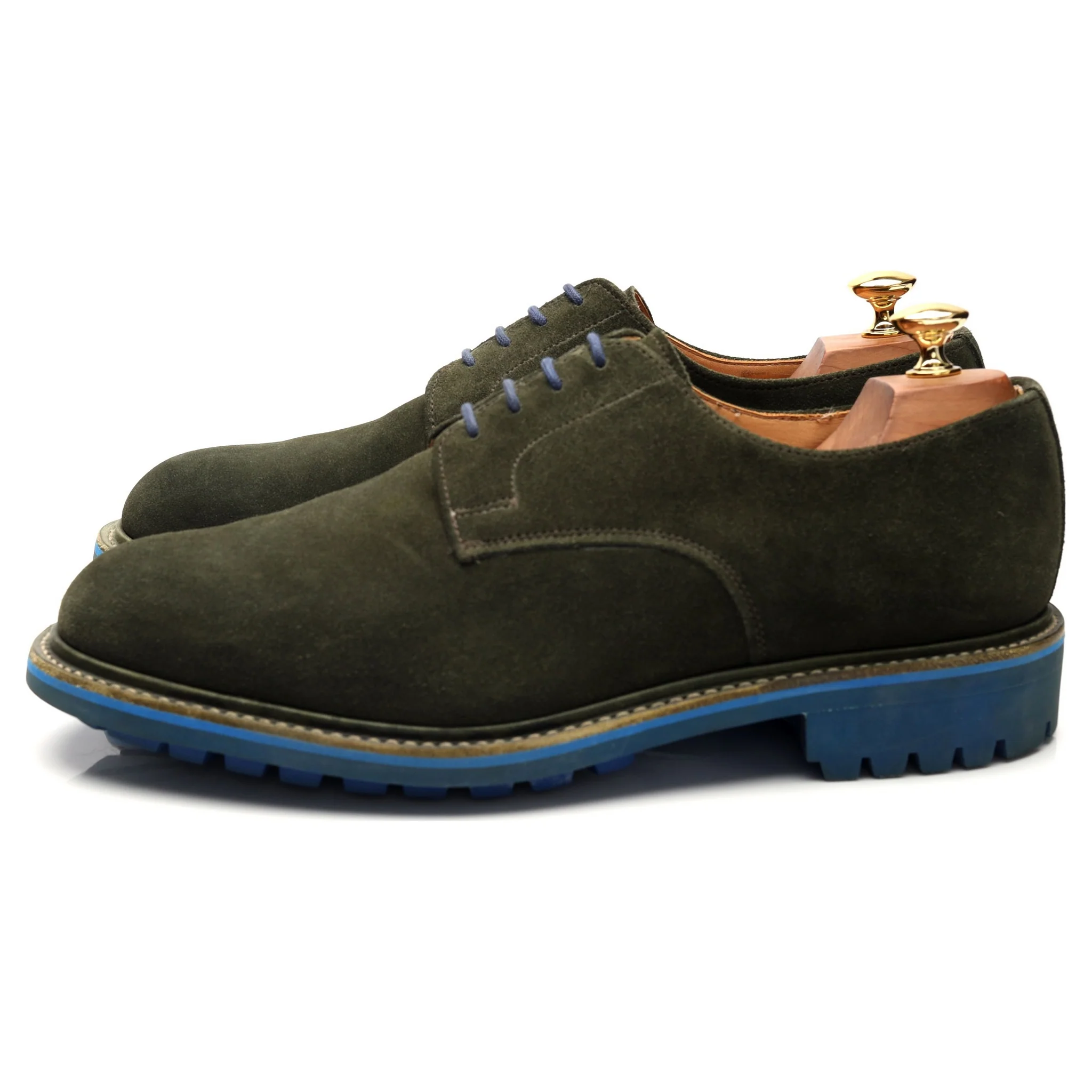 Mark McNairy Green Suede Derby UK 9.5 - Image 3