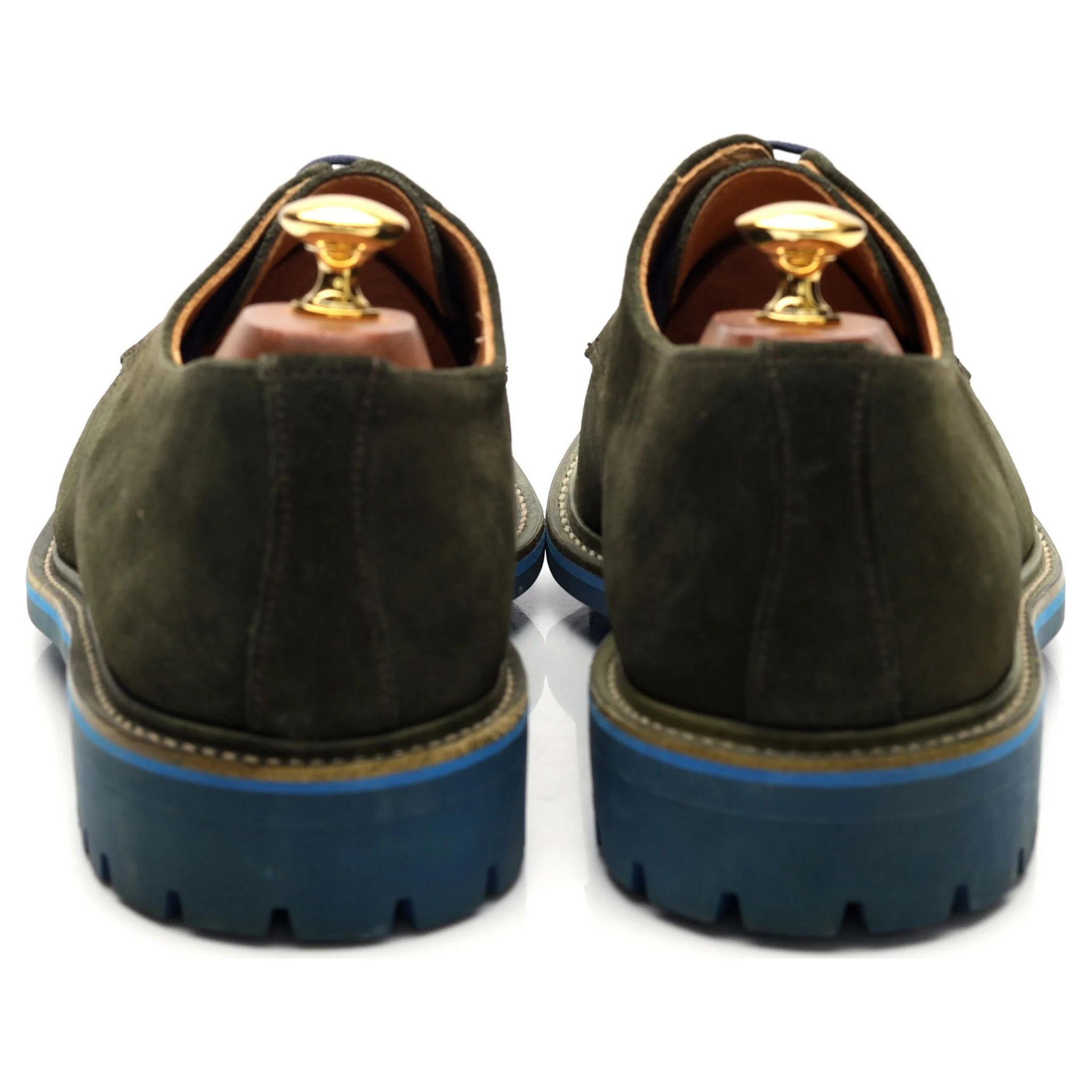 Mark McNairy Green Suede Derby UK 9.5 - Image 4