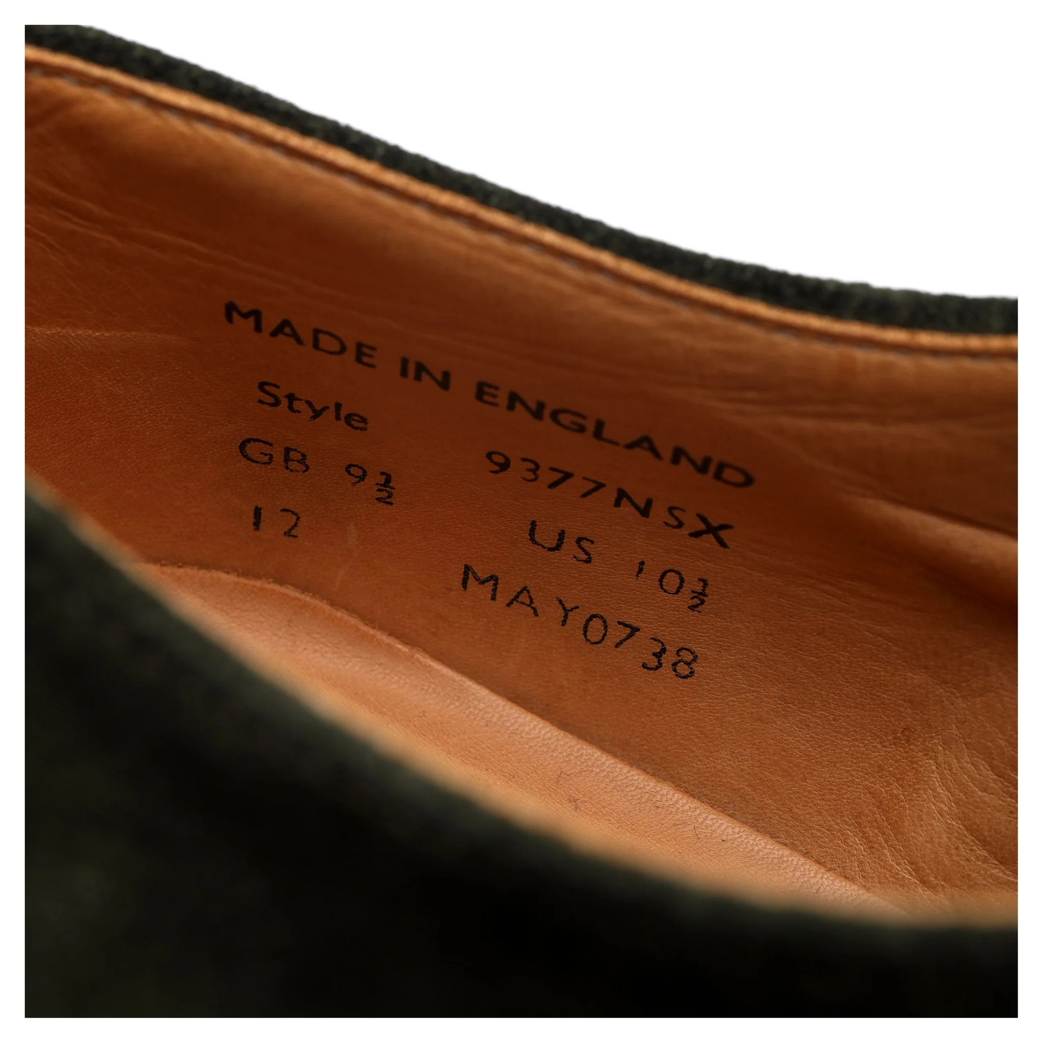 Mark McNairy Green Suede Derby UK 9.5 - Image 7