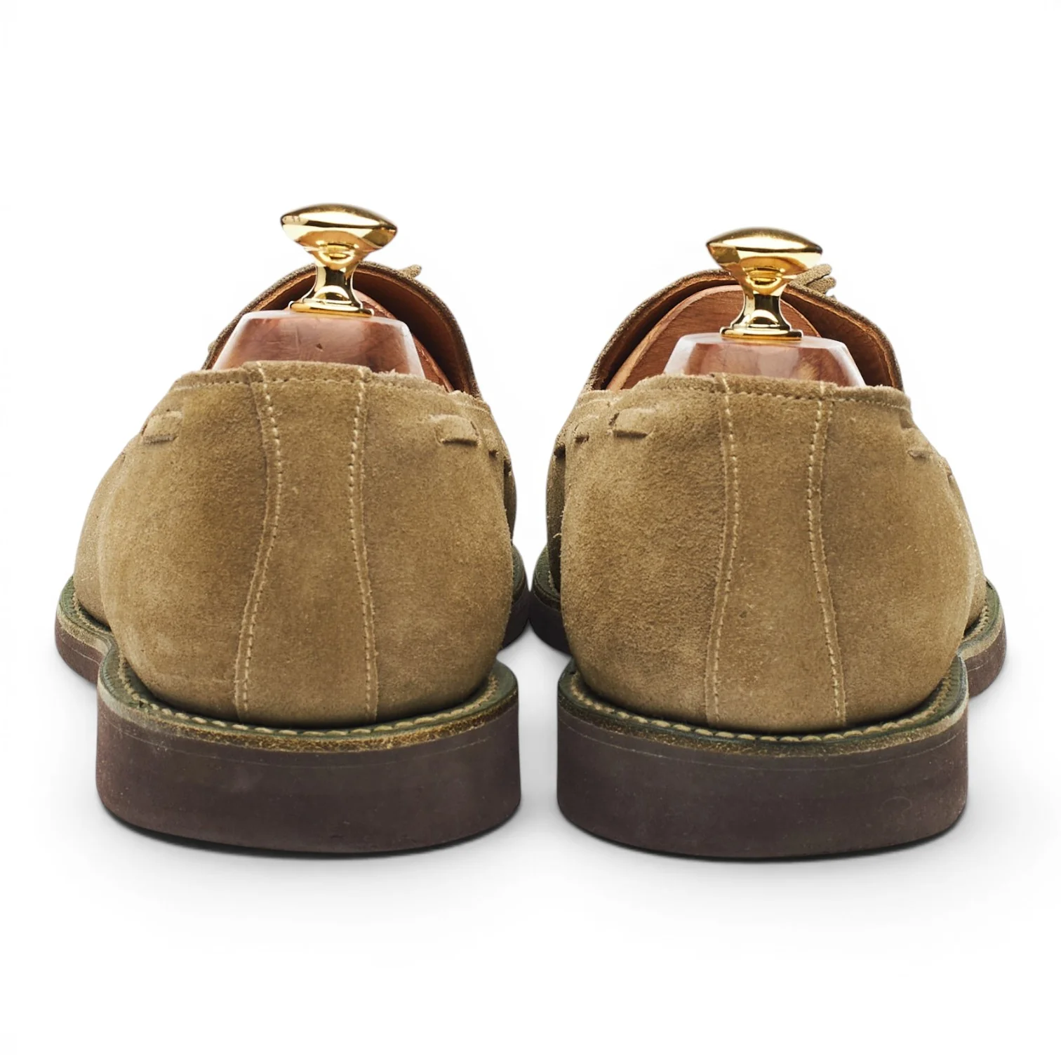 Mark McNairy Sand Suede Tassel Loafers UK 9 - Image 4