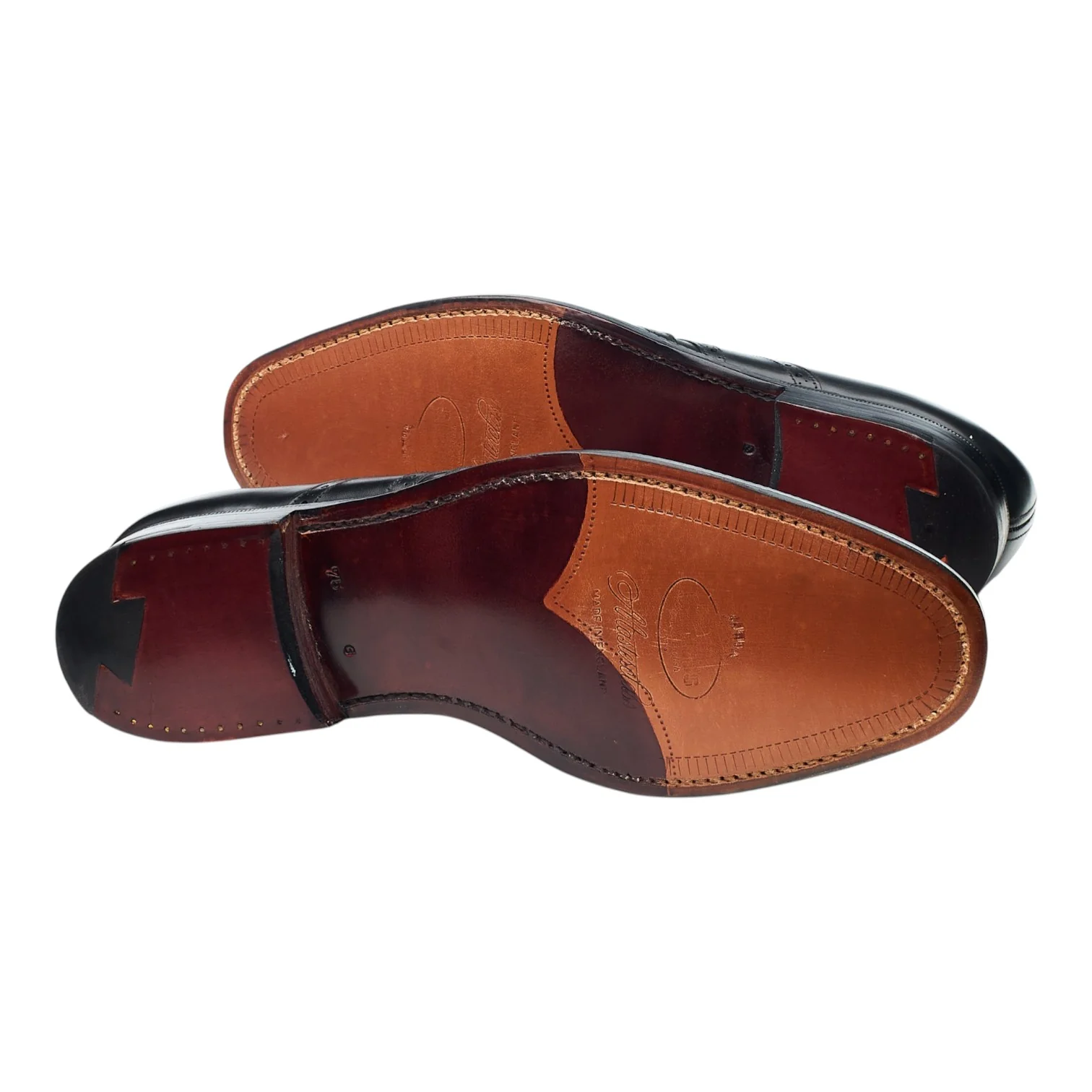 Masterclass Black Leather Brogue Loafers UK 7.5 G - Image 5
