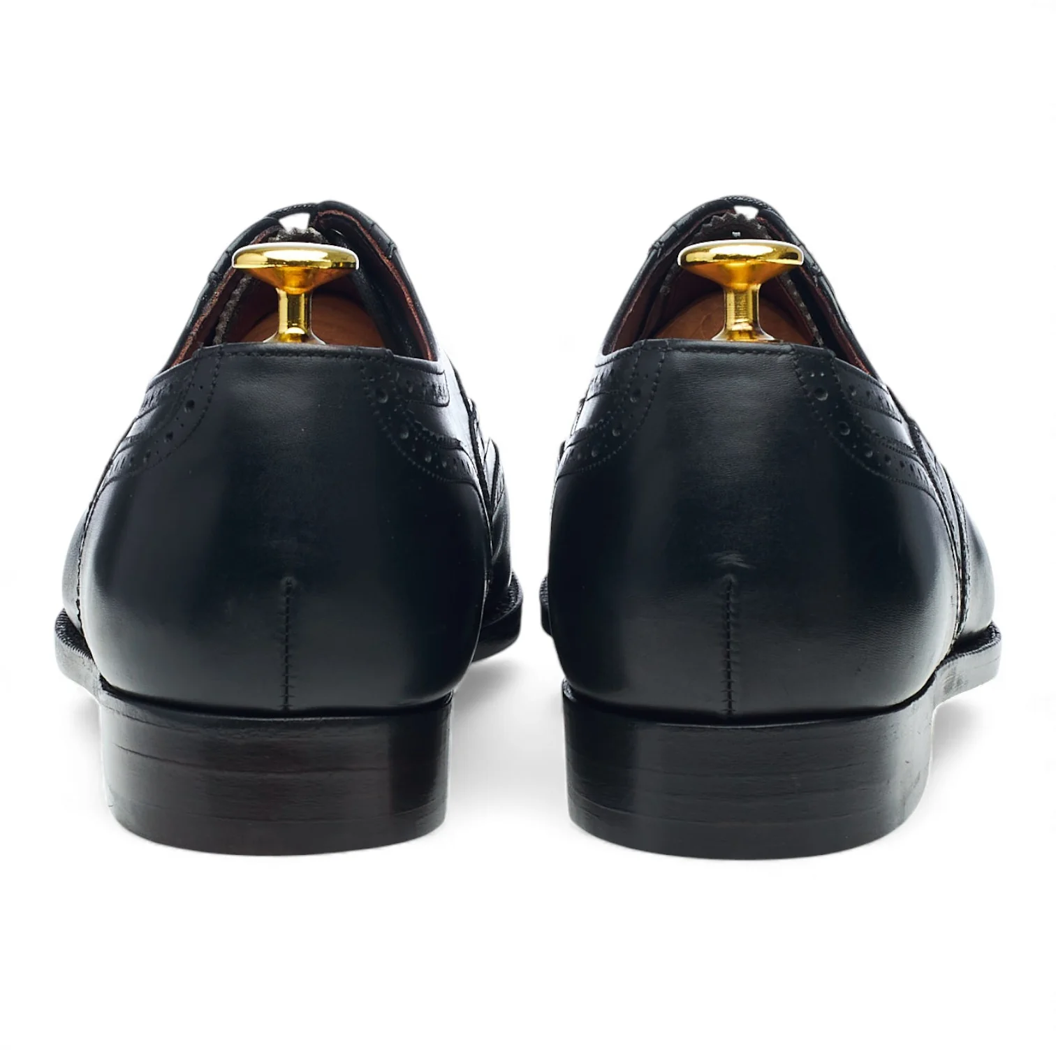 Masterclass 'Brunel' Black Leather Oxford Brogues UK 8.5 F - Image 4