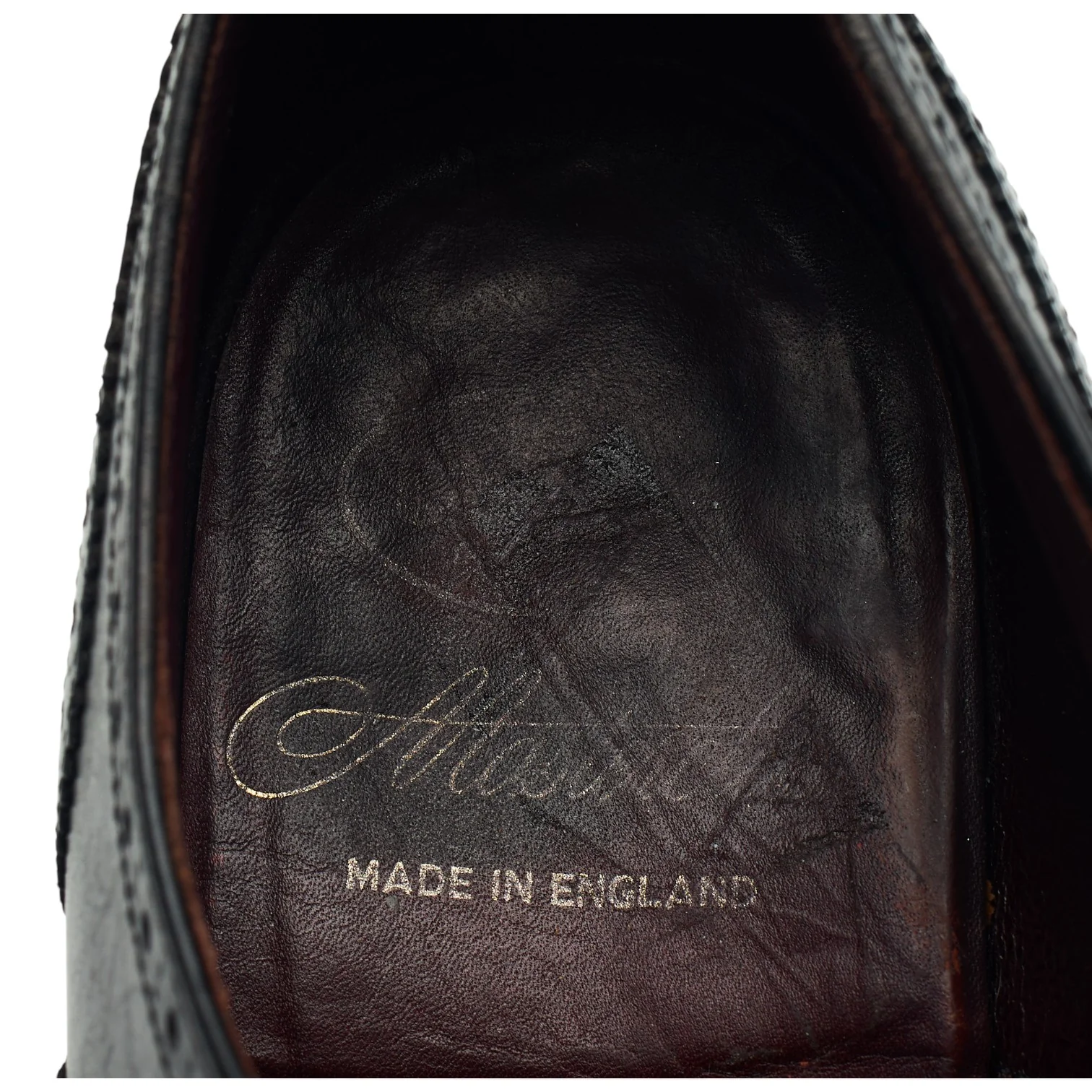 Masterclass 'Brunel' Black Leather Oxford Brogues UK 8.5 F - Image 6