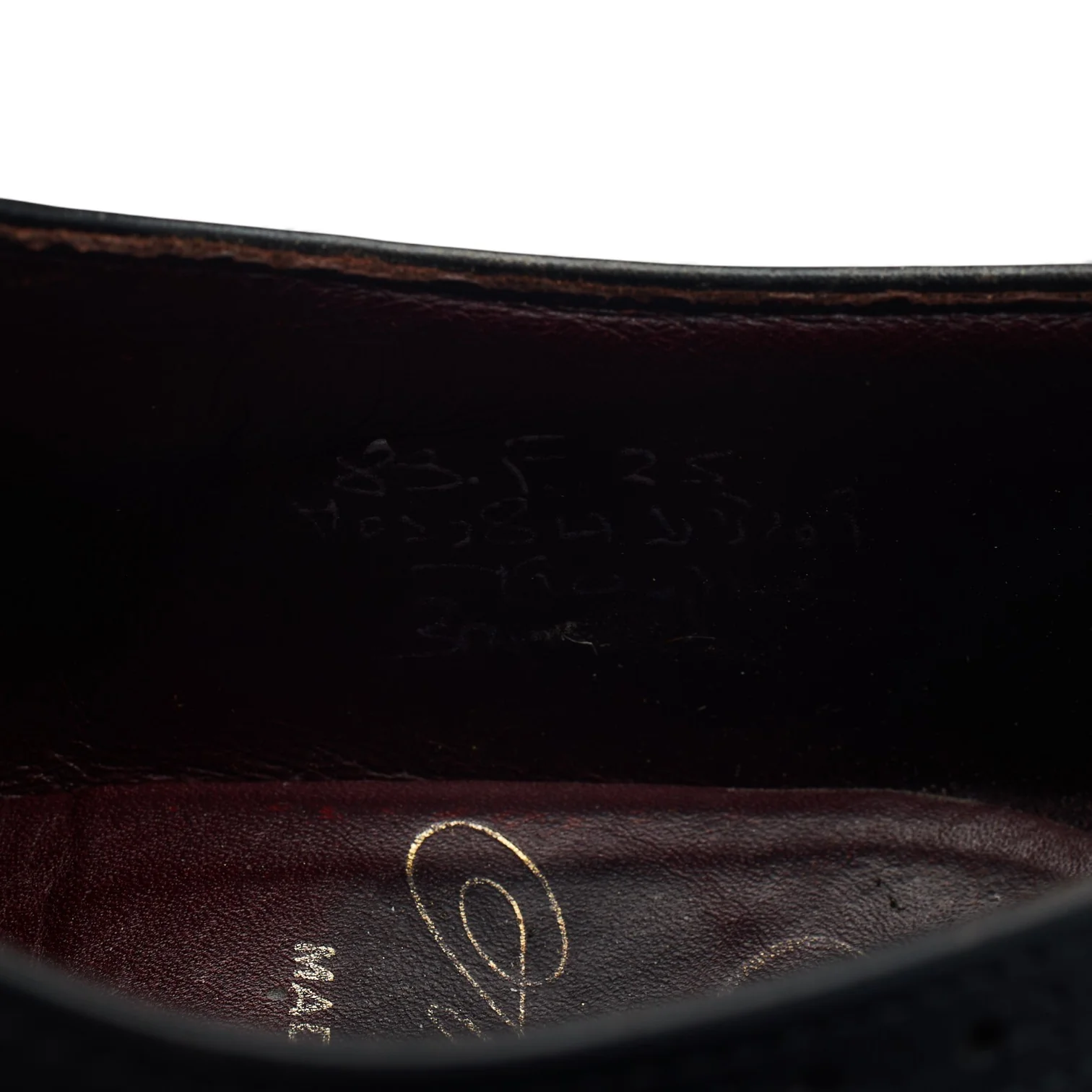 Masterclass 'Brunel' Black Leather Oxford Brogues UK 8.5 F - Image 7