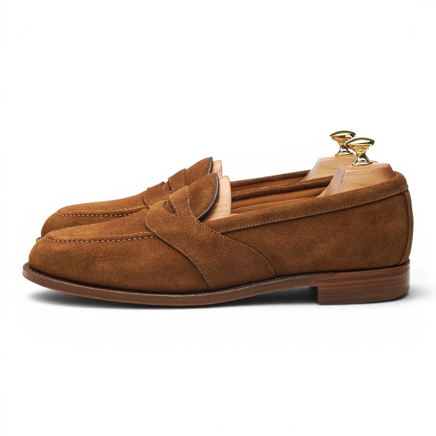 'Mayfair 2' Snuff Brown Suede Loafers UK 10 E - Image 3