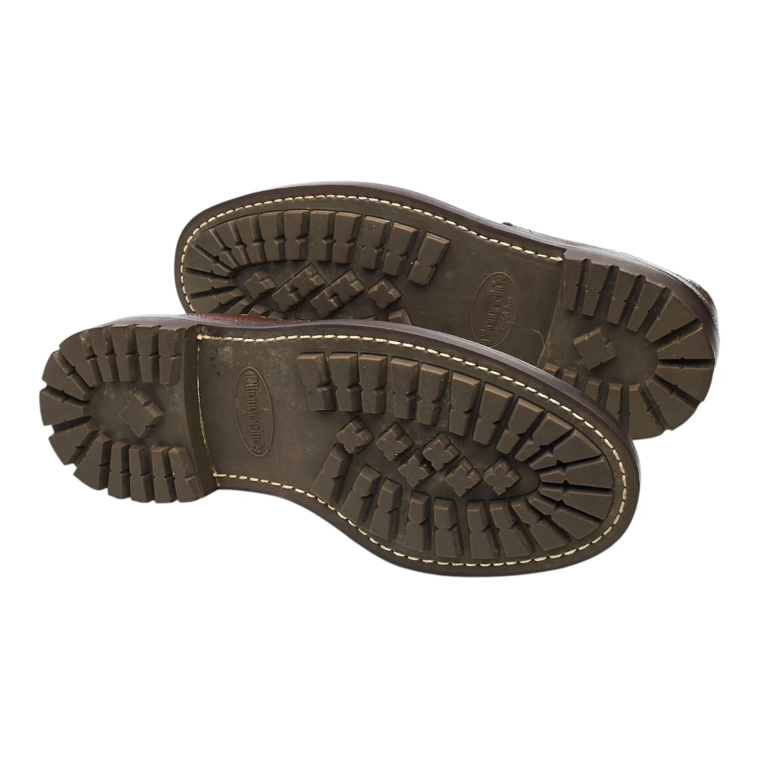 'McPherson' Dark Brown Leather Derby Brogues UK 9 G - Image 5