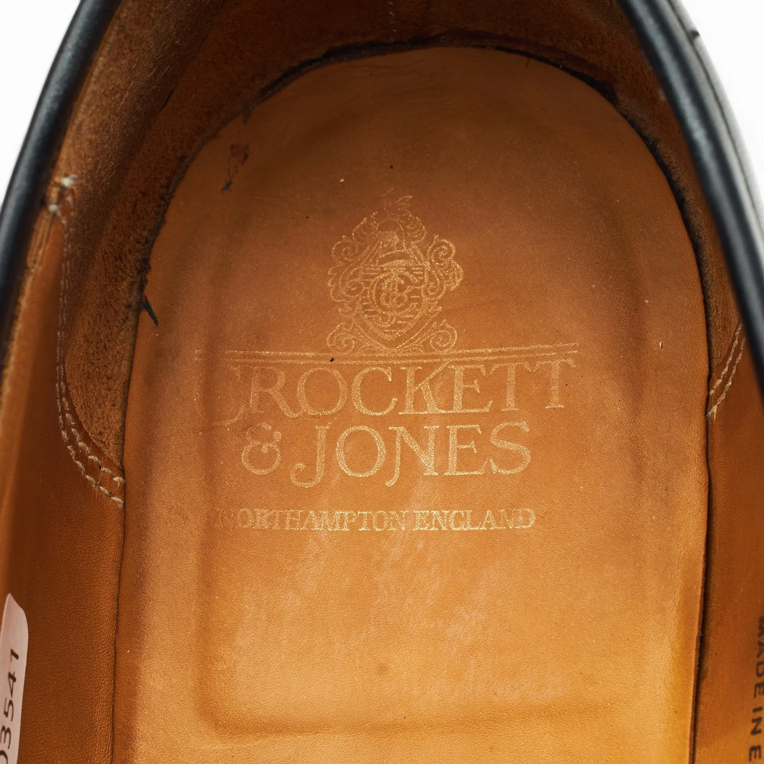 'Merton' Black Leather Loafers UK 10 E - Image 6
