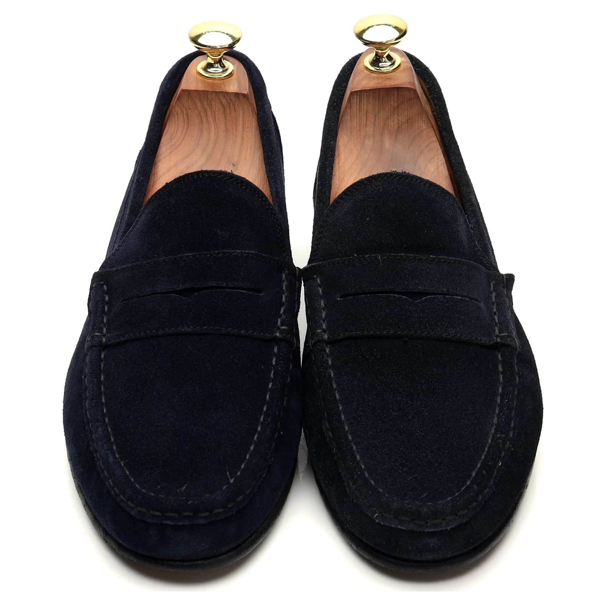 'Milan' Navy Blue Suede Loafers UK 7.5 EU 41.5 - Image 2