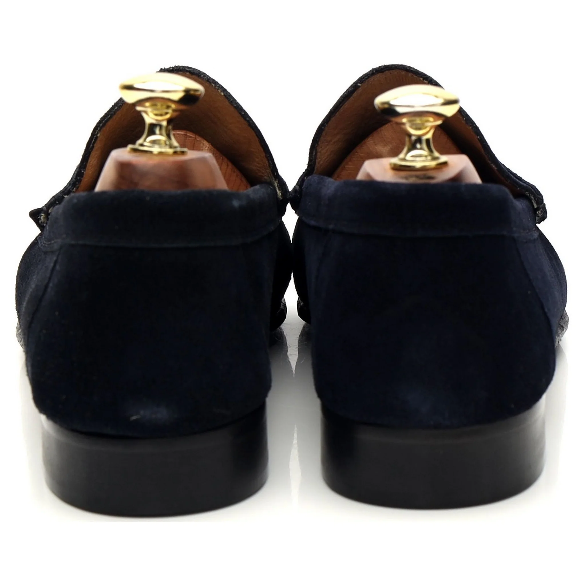'Milan' Navy Blue Suede Loafers UK 7.5 EU 41.5 - Image 4