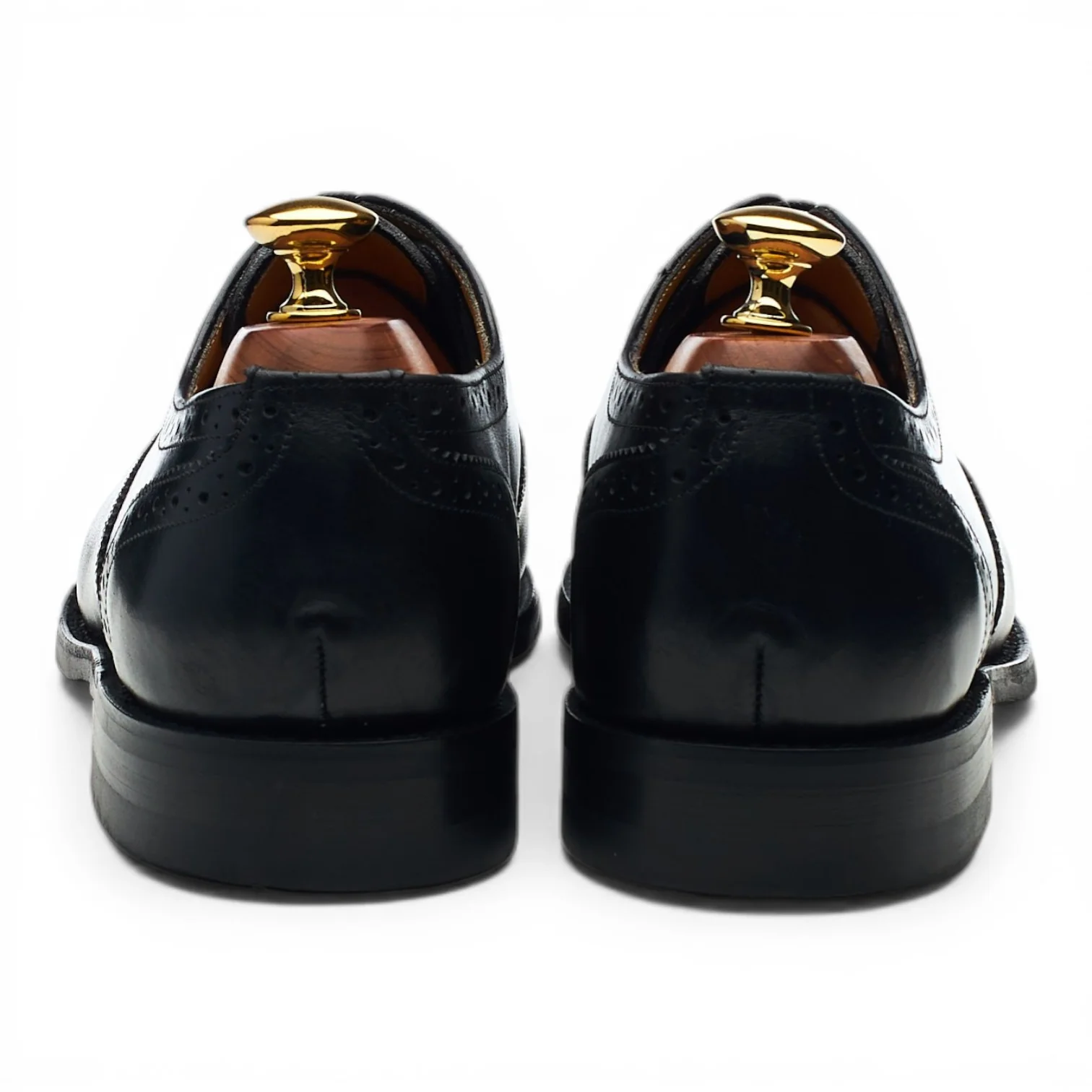 'Mirfield' Black Leather Oxford Brogues UK 6.5 E - Image 4