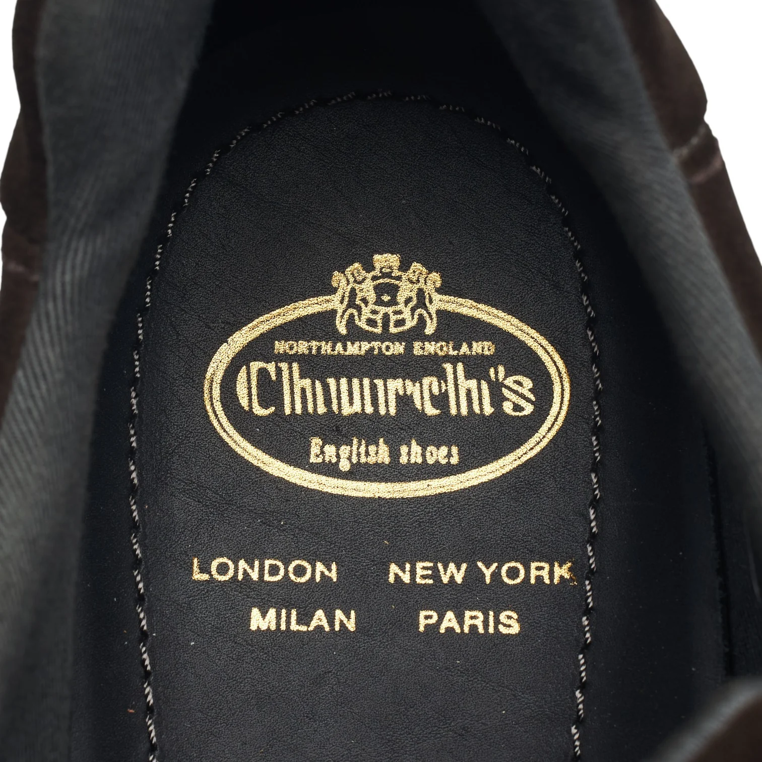 'Mirfield' Dark Brown Suede Sneakers UK 6.5 - Image 6