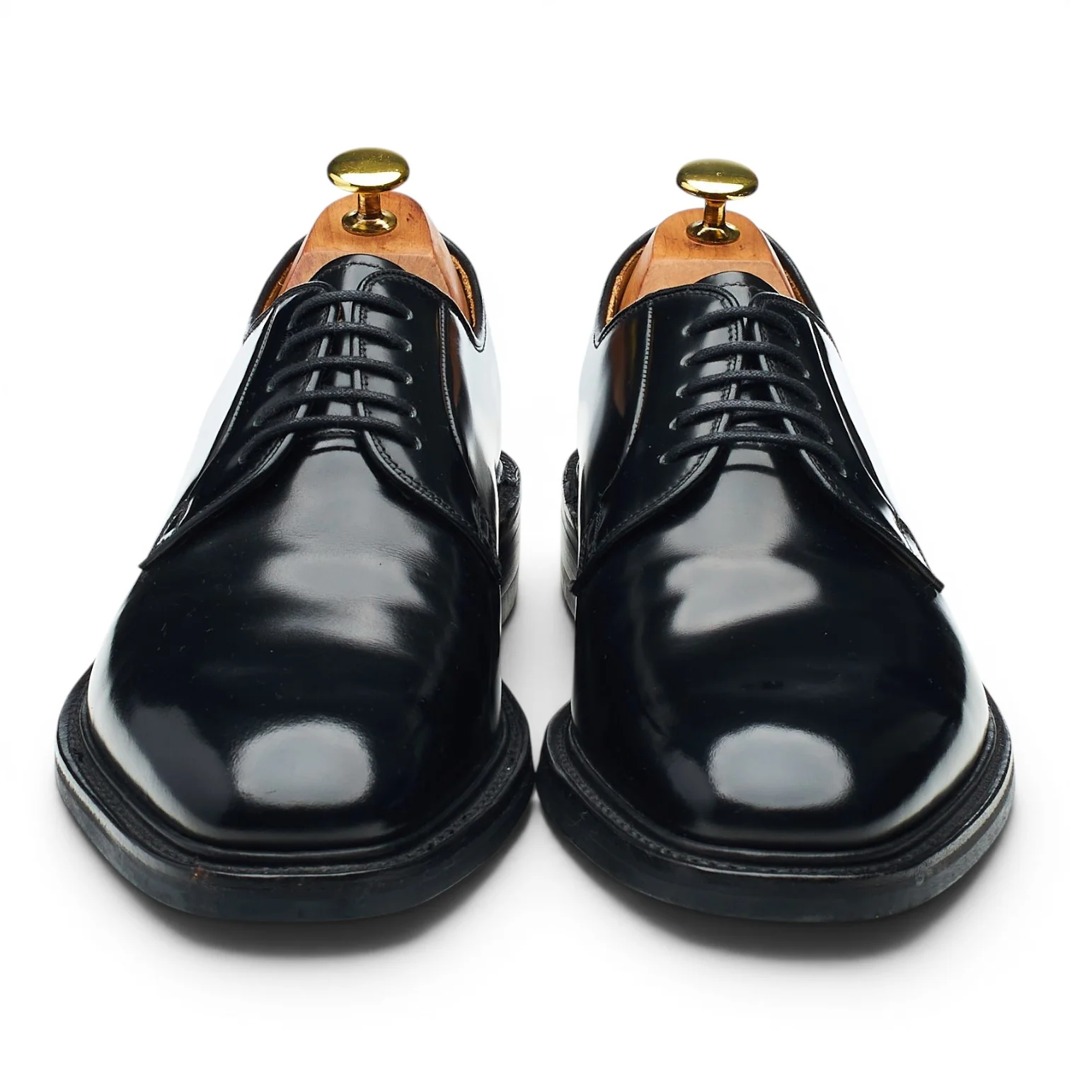 'Mirren' Black Leather Derby UK 9 - Image 2