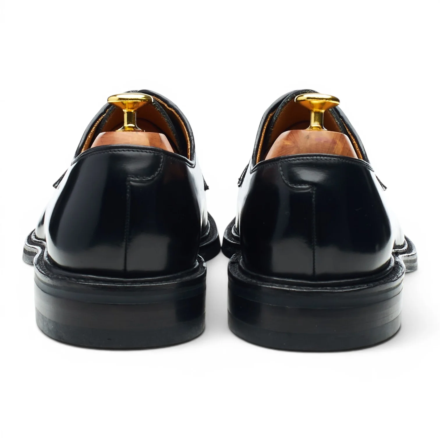 'Mirren' Black Leather Derby UK 9 - Image 4