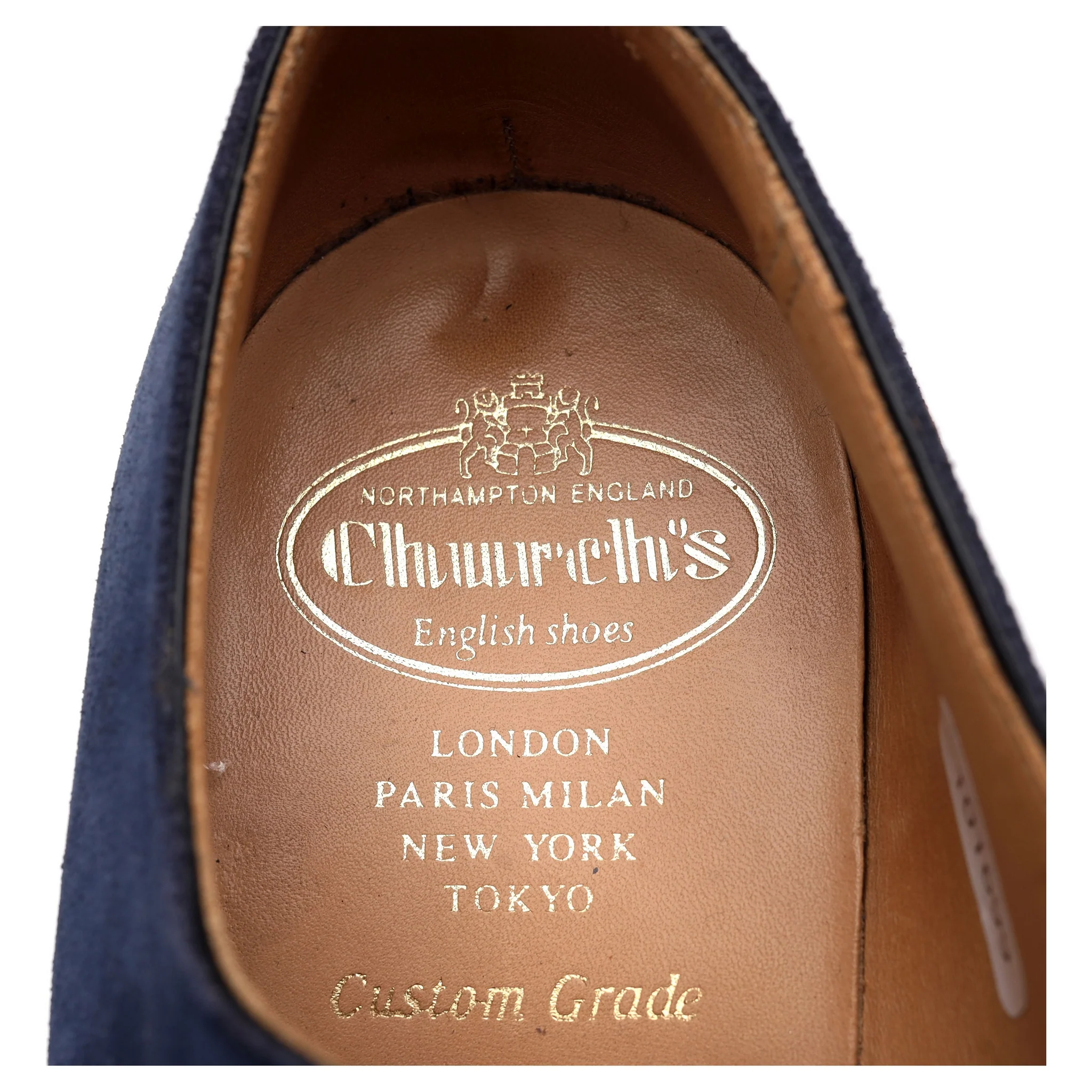 'Moorby' Blue Suede Monk Strap UK 7.5 G - Image 6