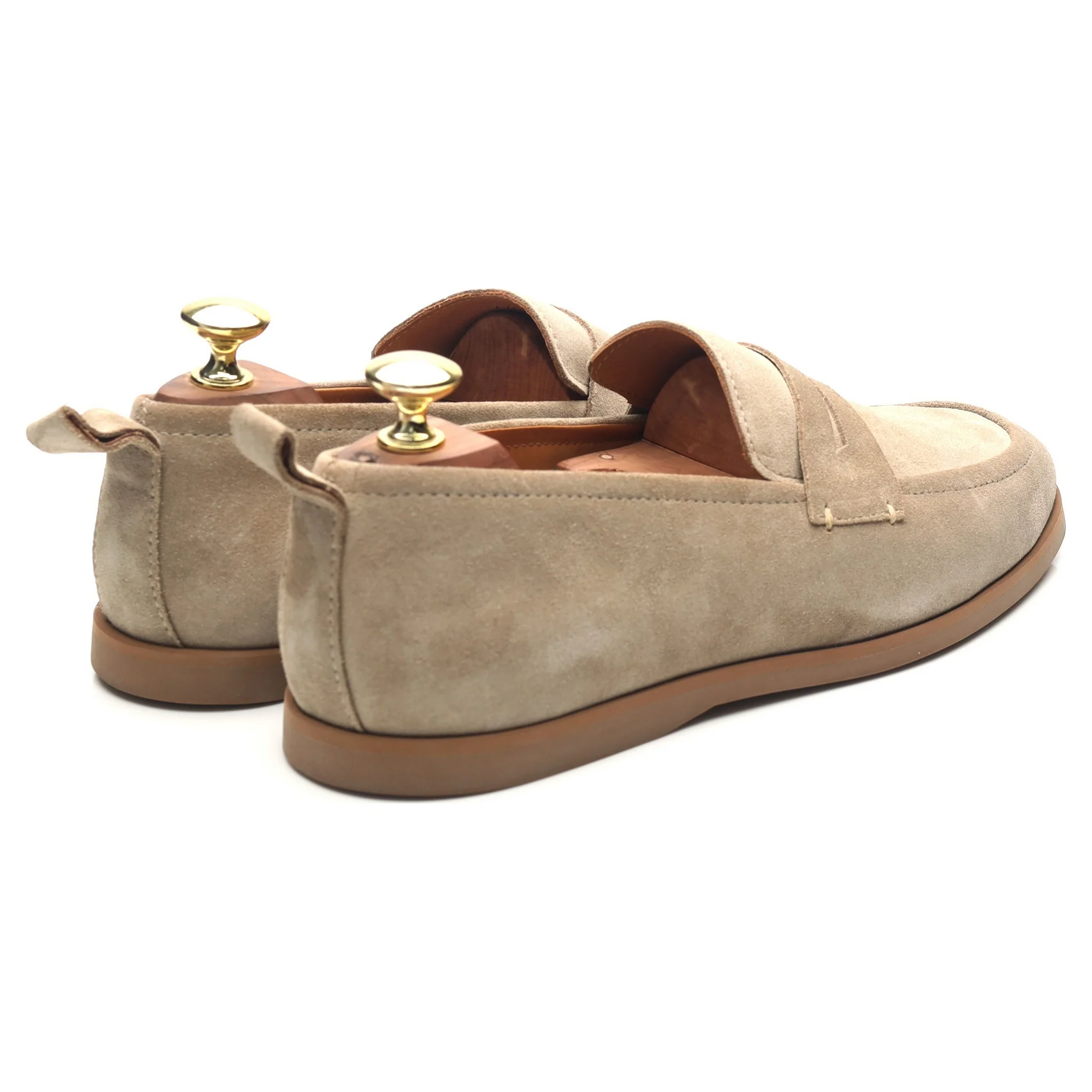 Beige Suede Loafers UK 7.5 - Image 5