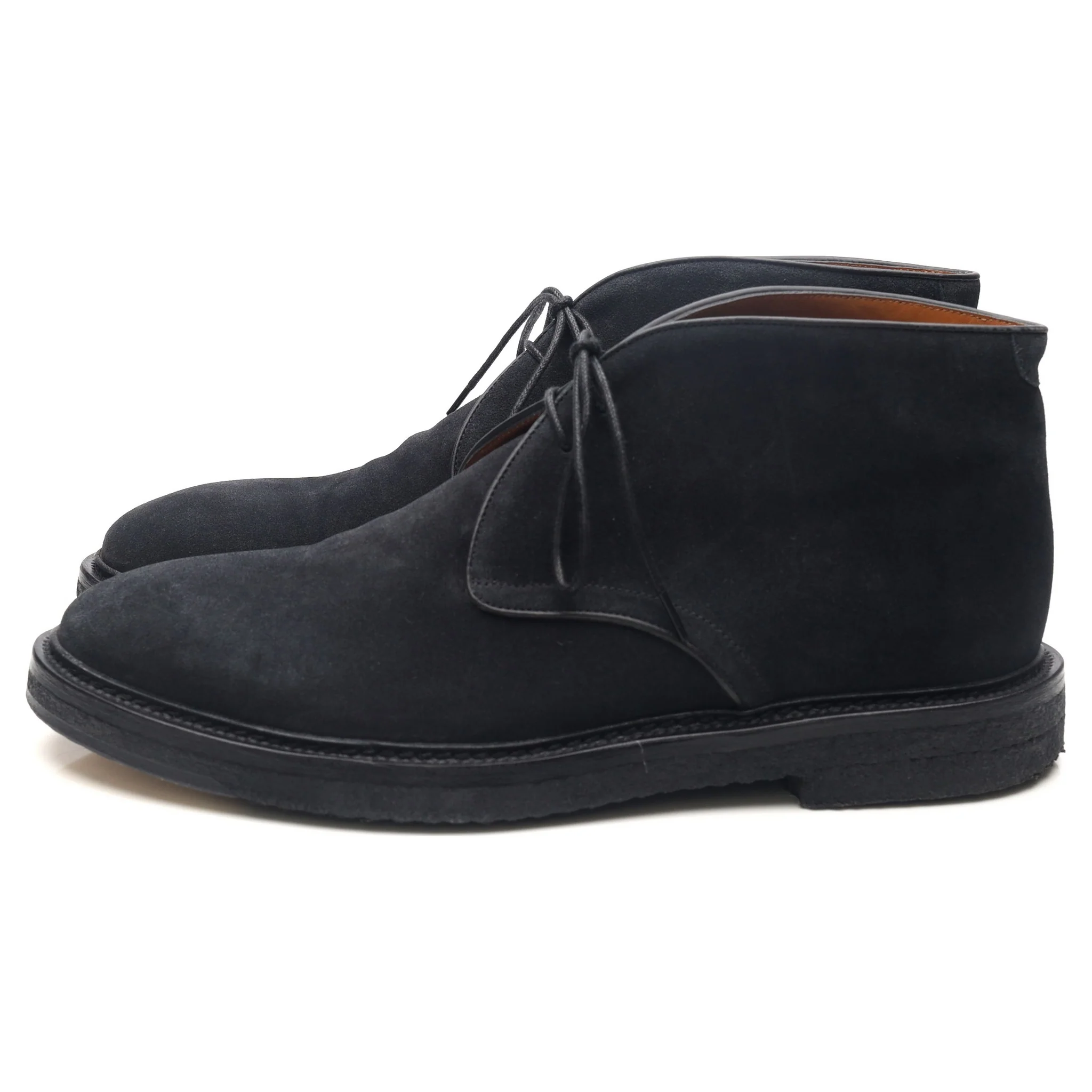 Navy Blue Suede Chukka Boots UK 8.5 - Image 2