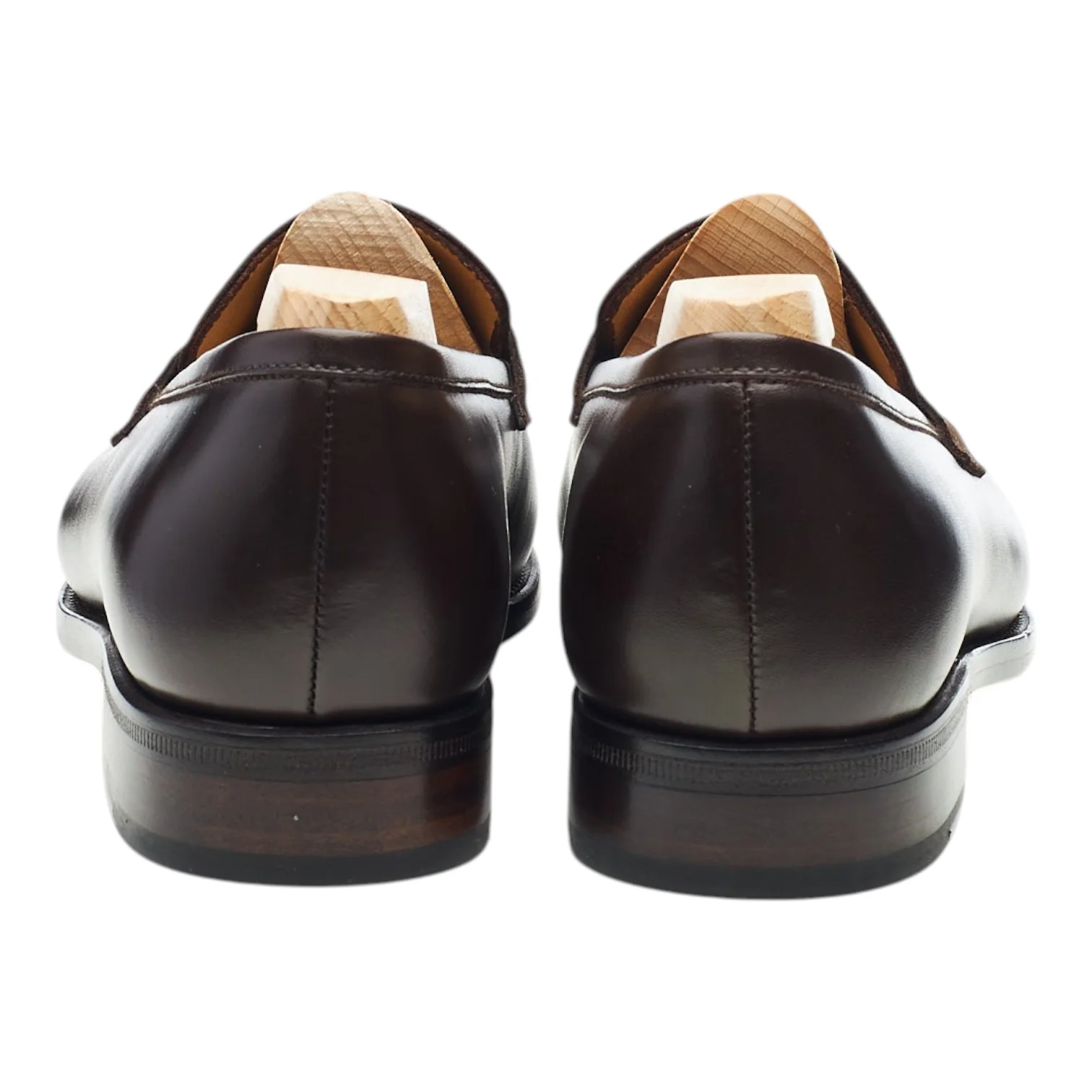 MTO 'Wayne 718' Dark Brown Leather Loafers UK 6.5 F - Image 4