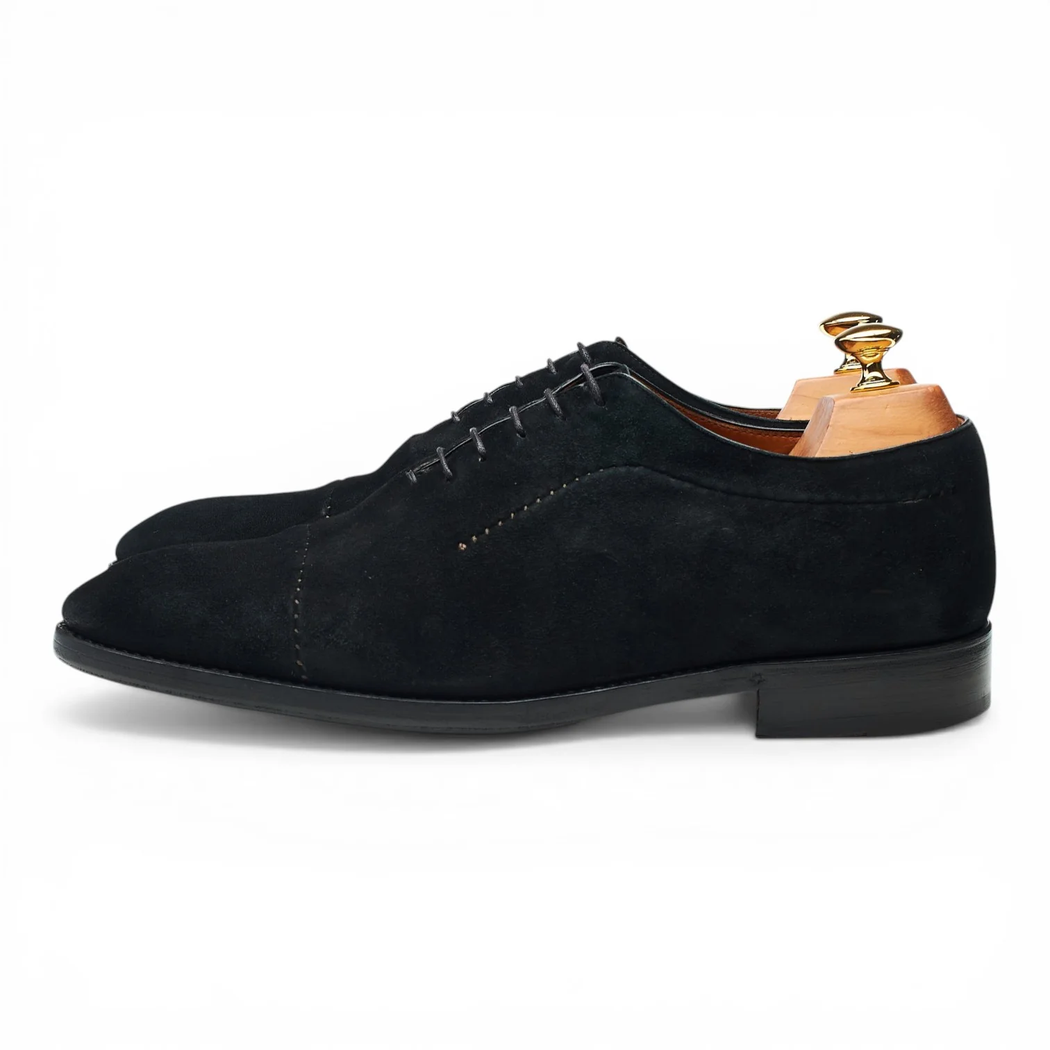 MTO Black Suede Oxford UK 10.5 - Image 3
