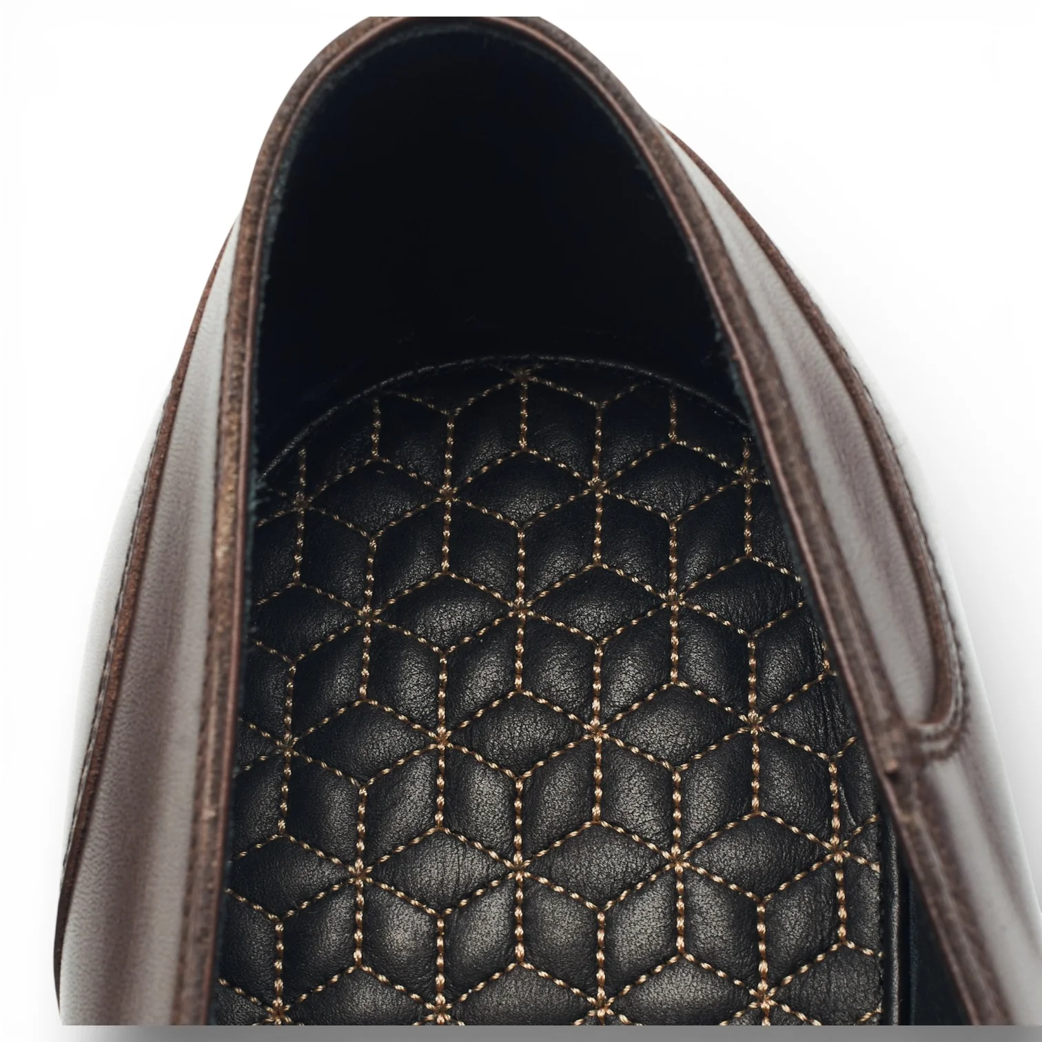 MTO 'James' Dark Brown Leather Loafers UK 8.5 E - Image 6